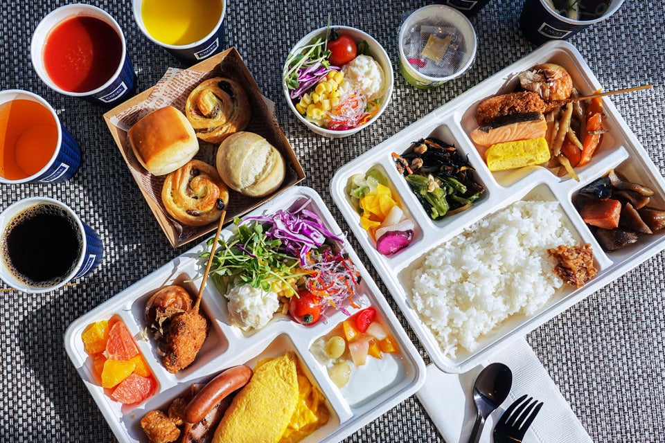 朝食ブッフェはお部屋でもお召し上がりいただけます