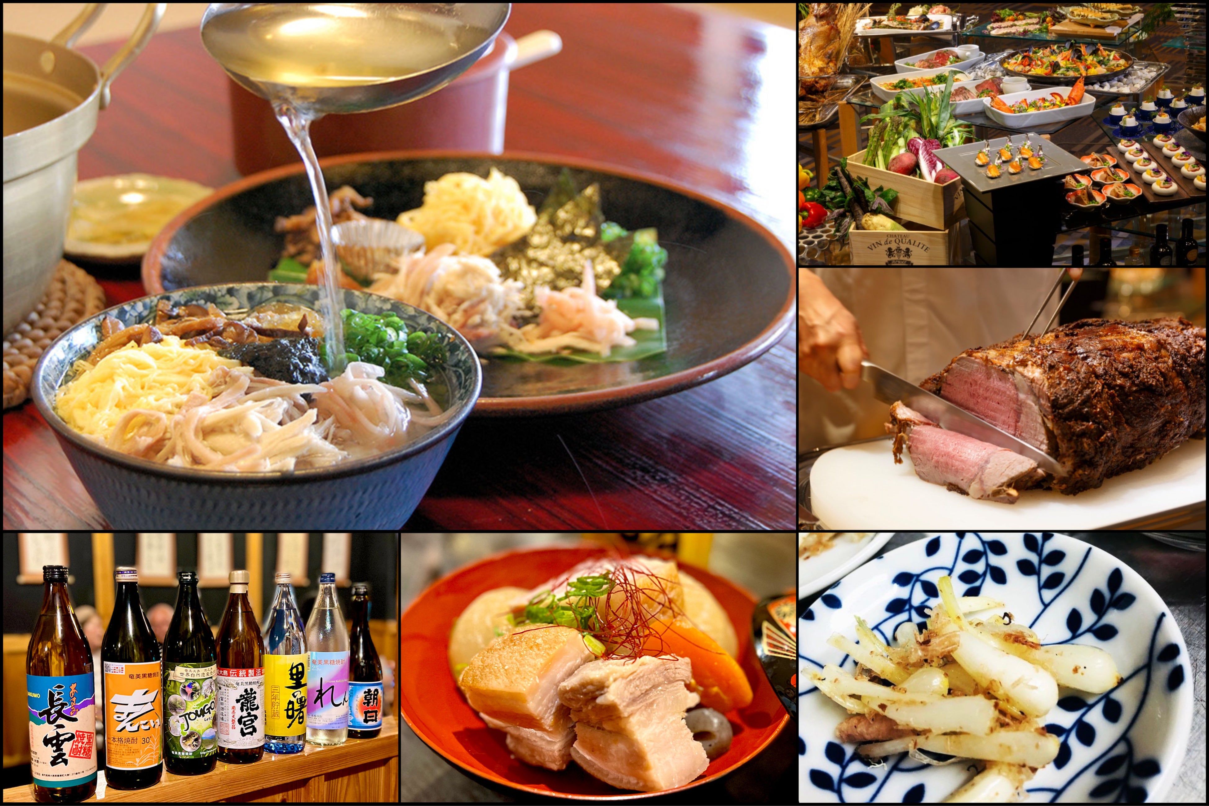 奄美料理を中心としたブッフェイメージ