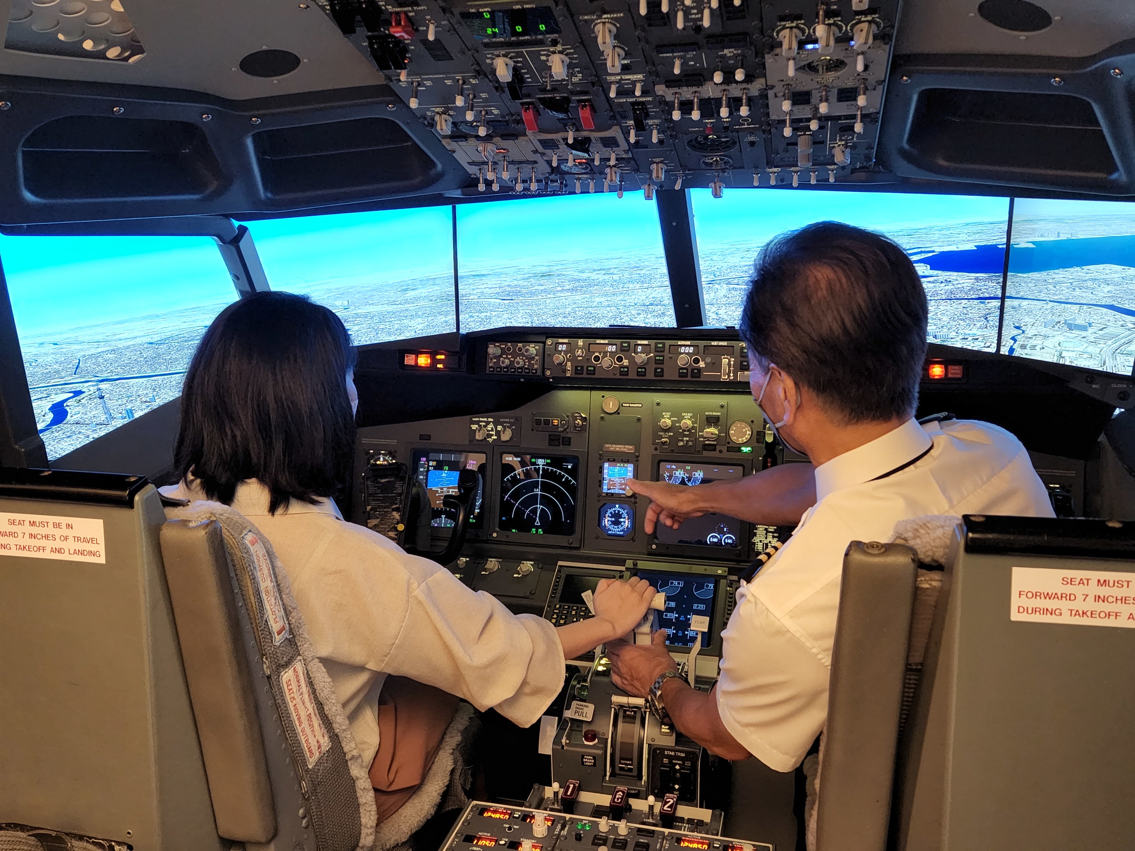 シミュレーター体験