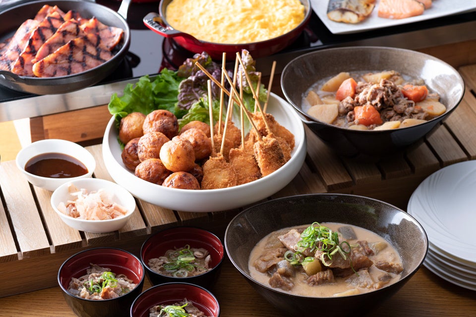 17F レストラン「ピクニカ」の朝食ブッフェでは、大阪グルメもお楽しみいただけます