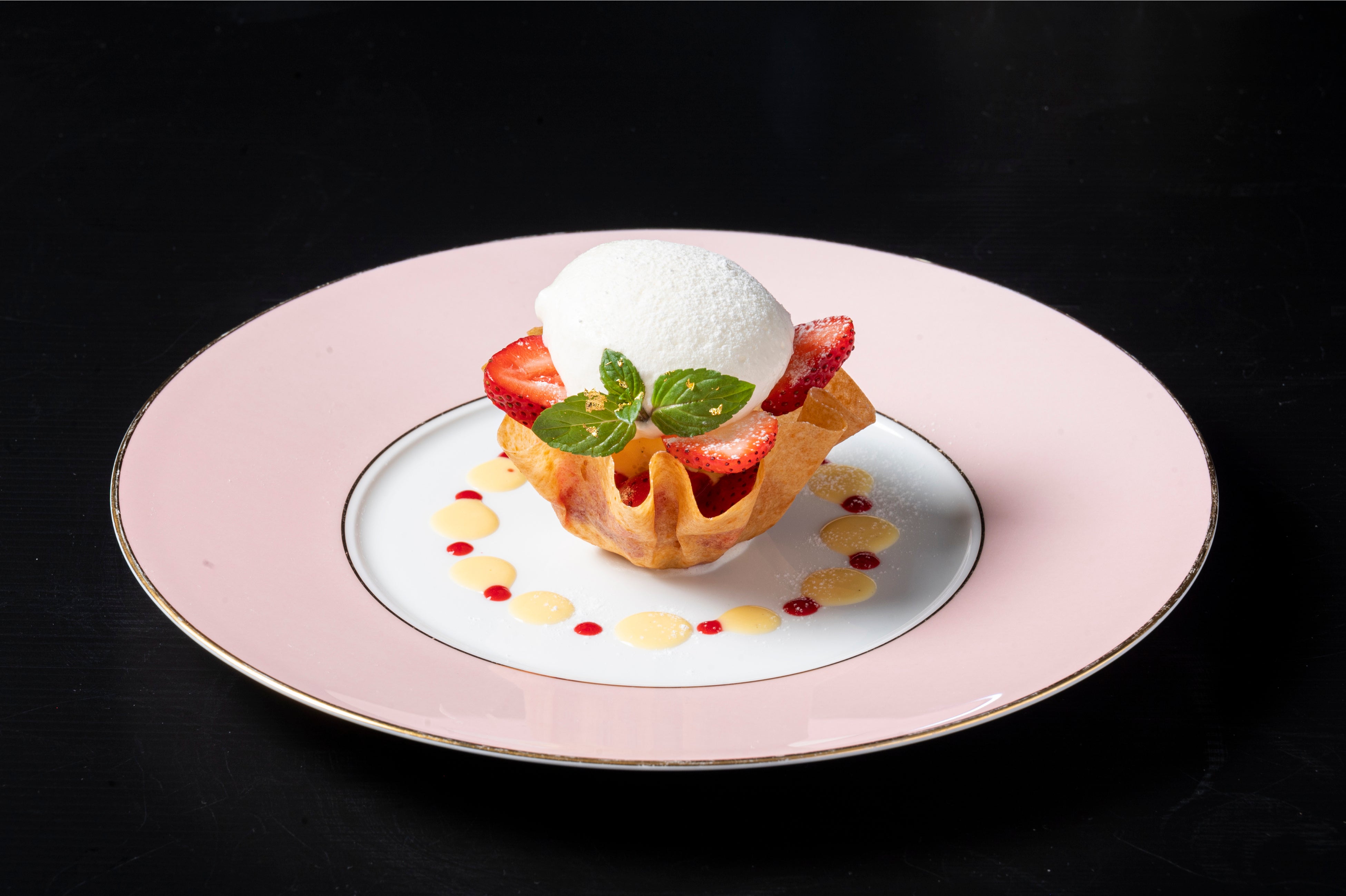 ▪苺のロマノフ風