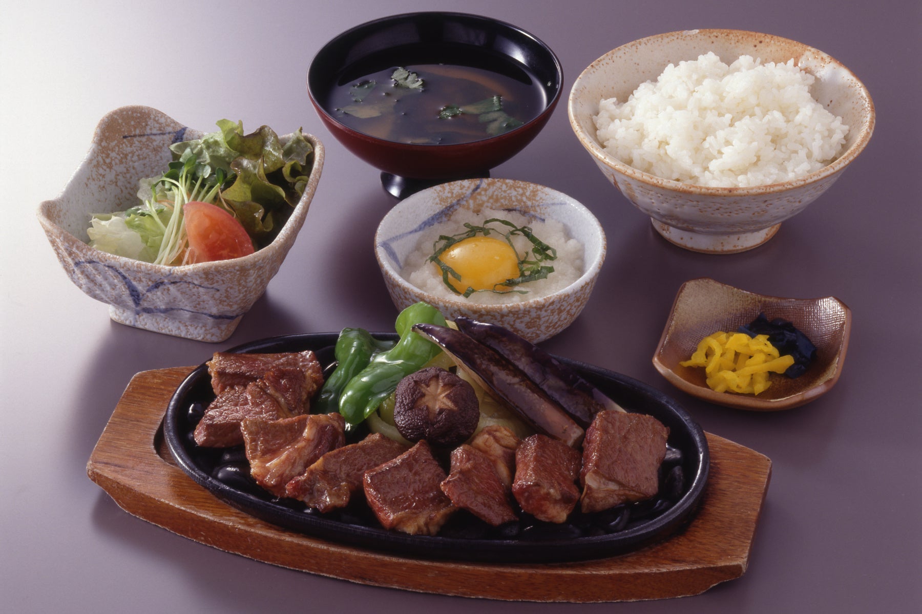 1980年代の石焼きじゅうじゅうステーキ