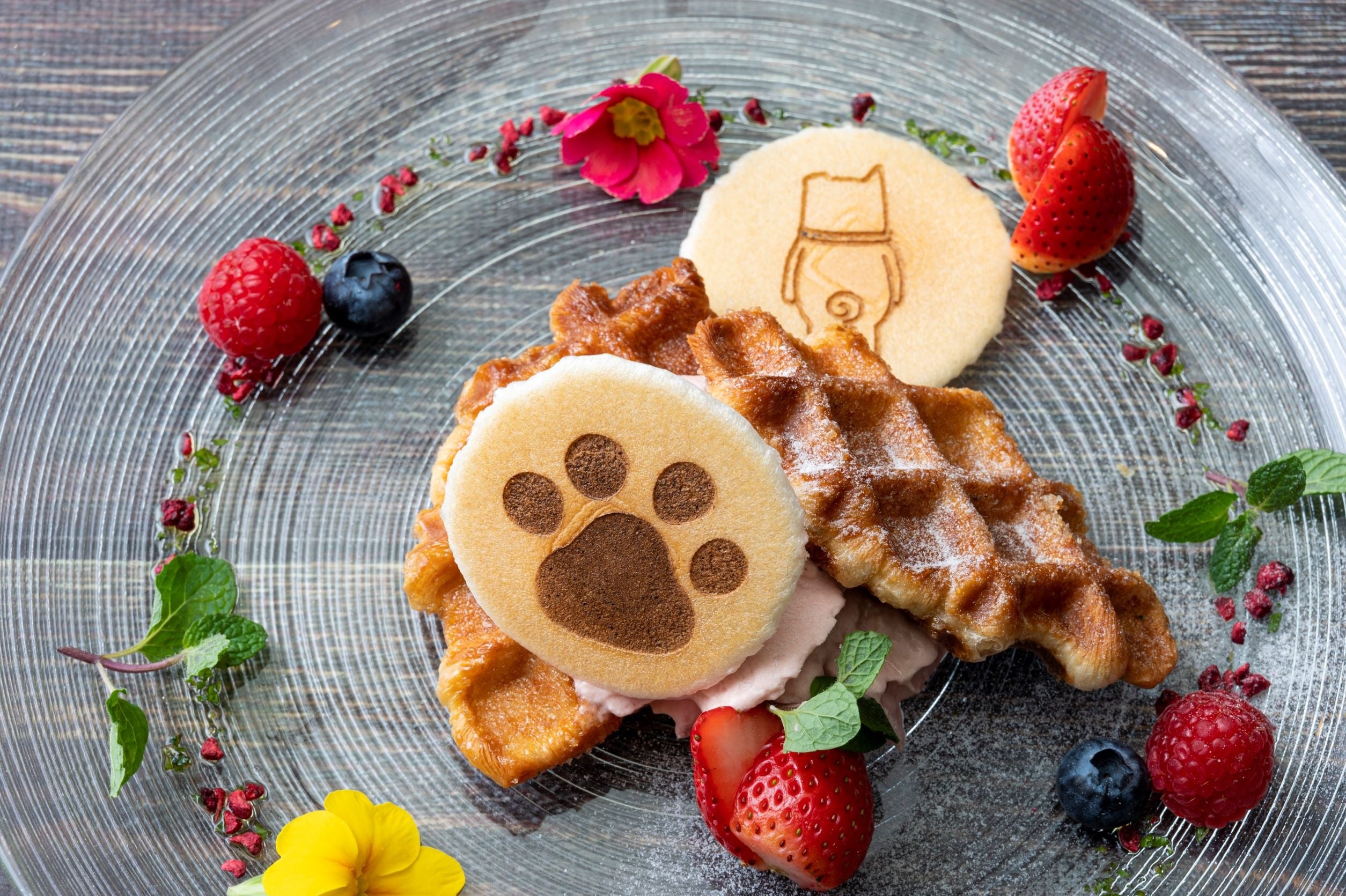 はちくんのクロワッサンワッフル