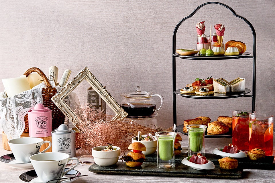 トレント スプリングアフタヌーンティー全体