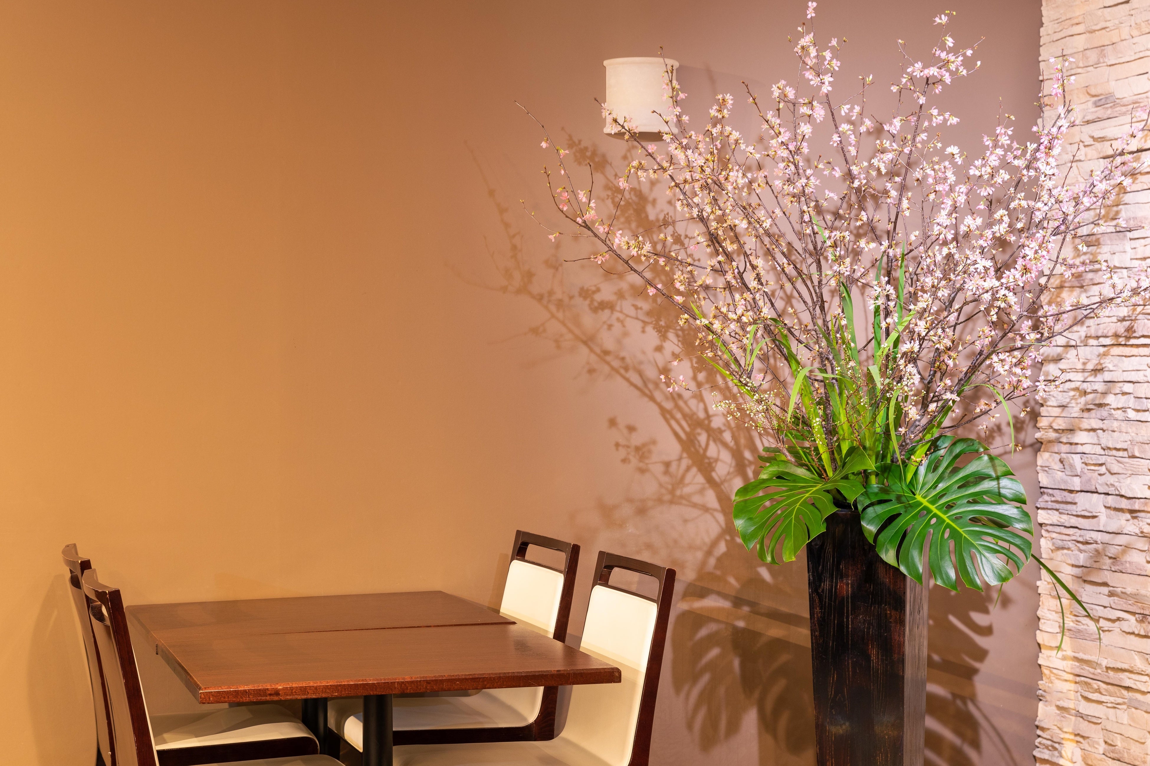 レストラン内「お花見シート」イメージ