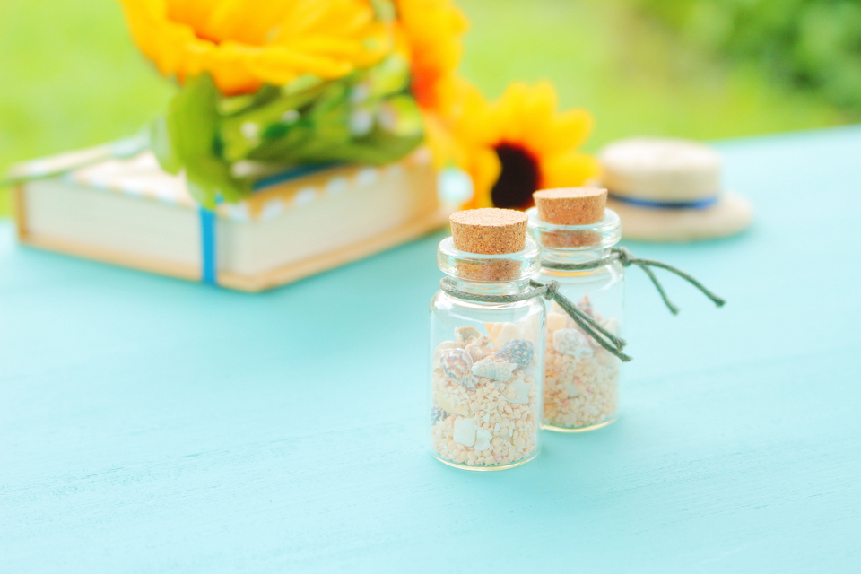 星砂ボトル作り