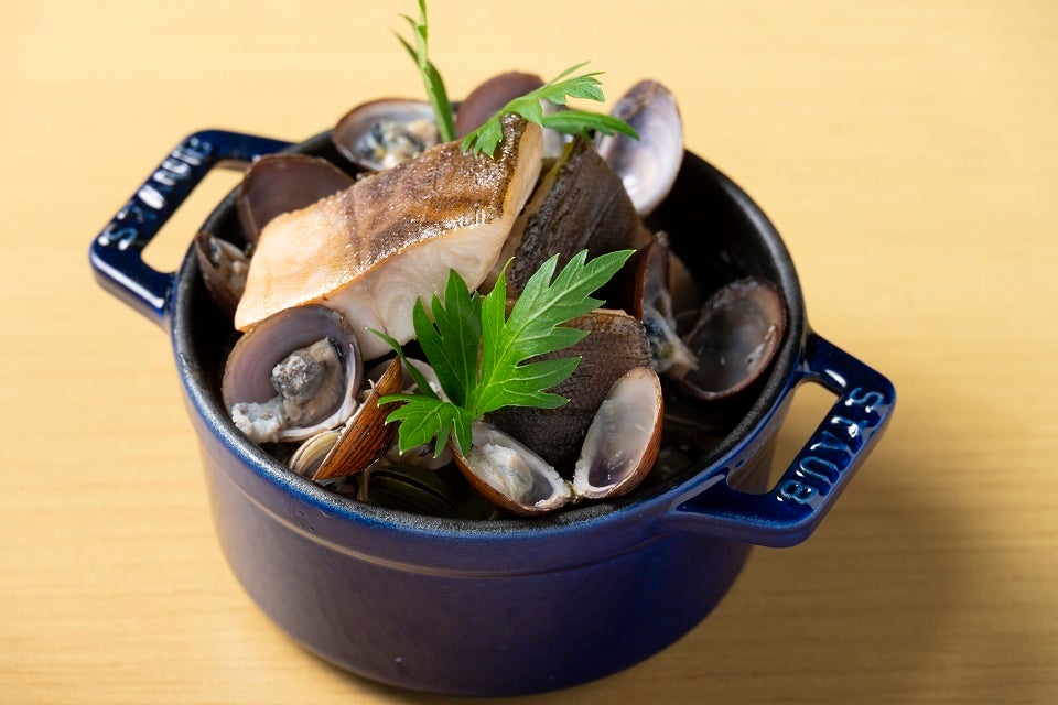 網走・増田水産さんのほっけと北海道産しじみのスープ仕立て