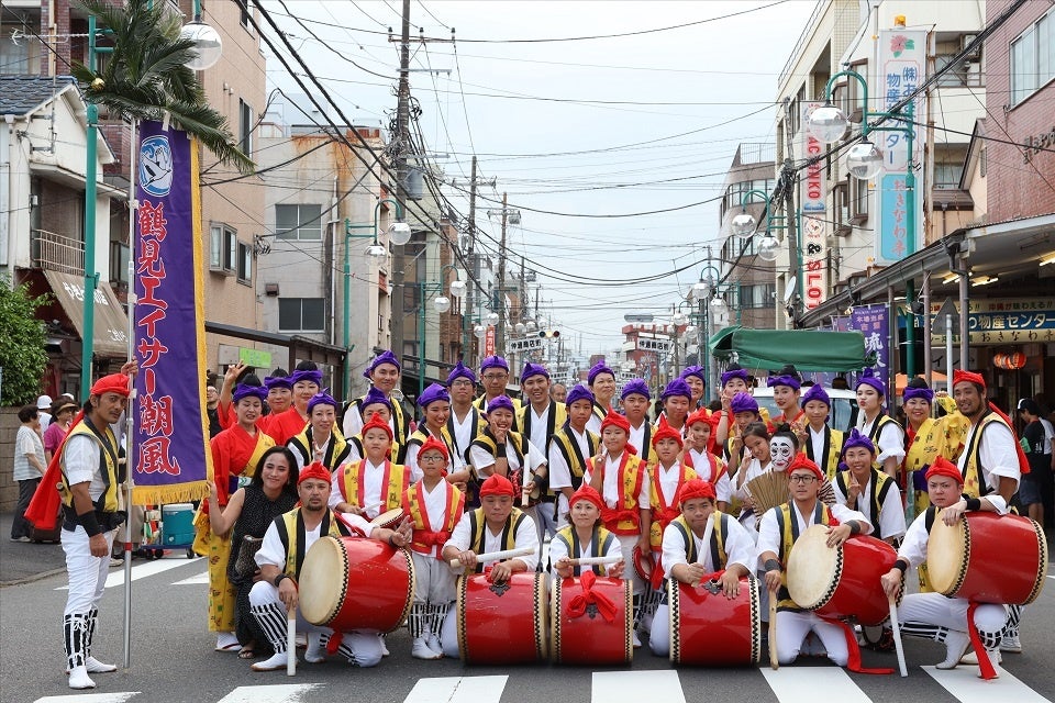 鶴見エイサー潮風（うすかじ）