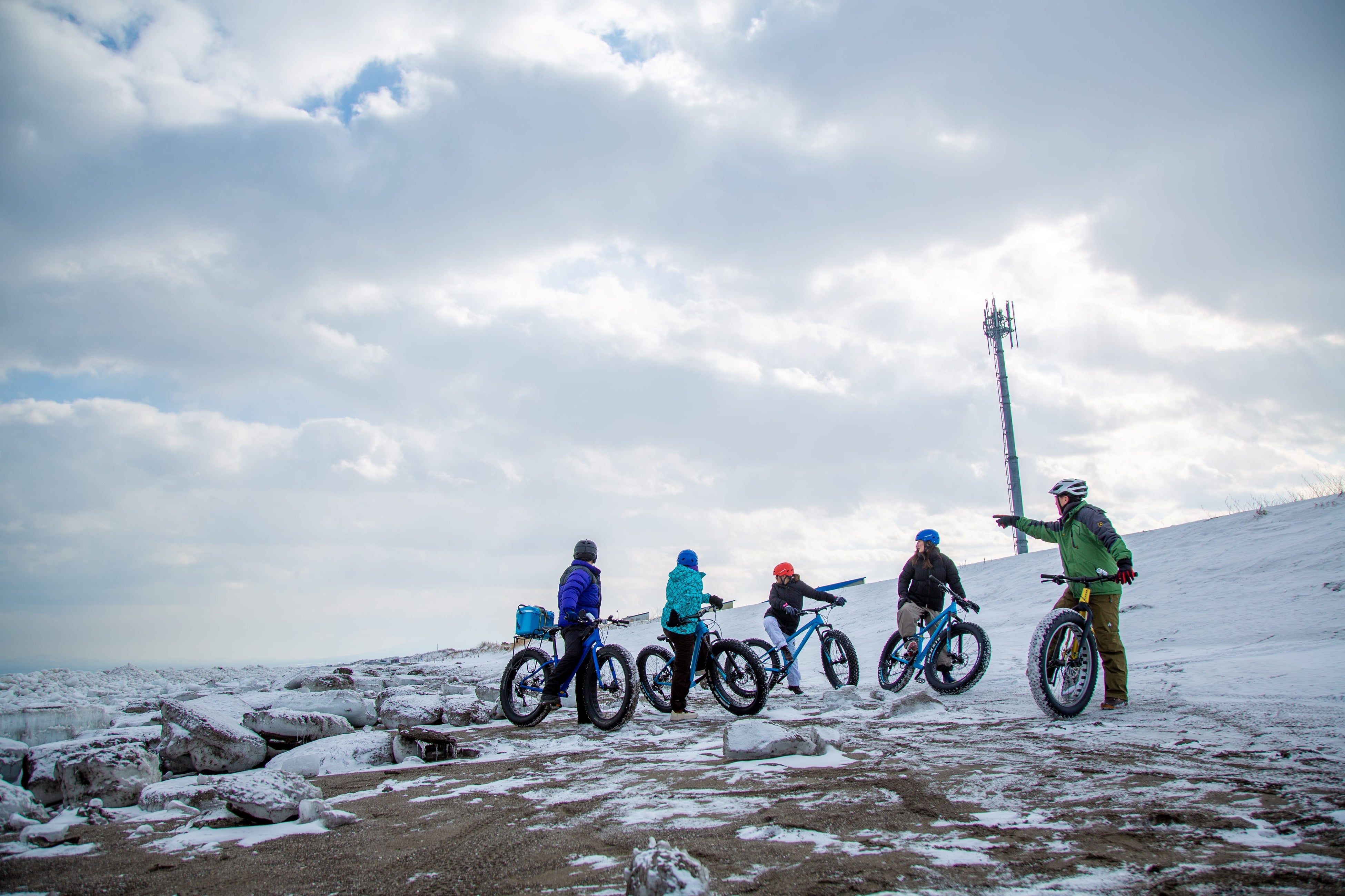 流氷ファットバイク（イメージ）
