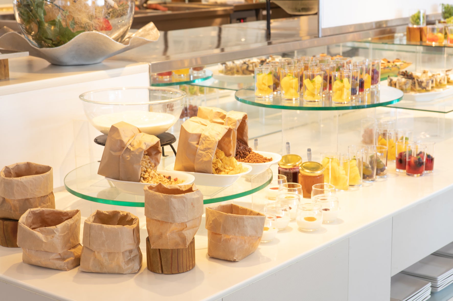 花ビュッフェ　ハーモニー　朝食ビュッフェ