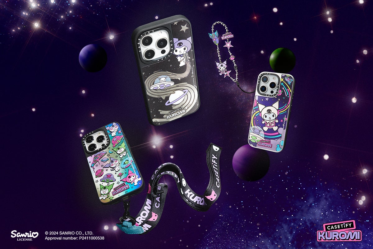 CASETiFY KUROMI ロケットデザイン iPhoneケース CASETiFY launches new Kuromi phone case collection