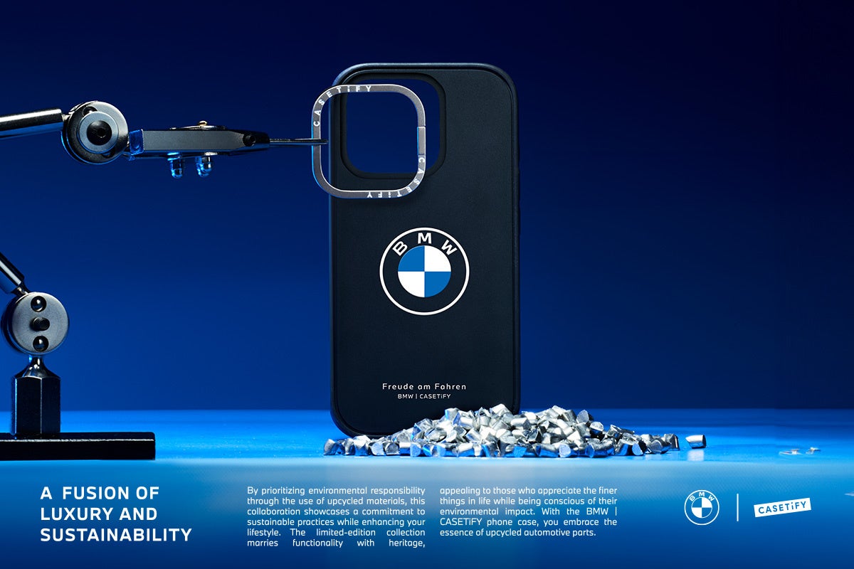 iPhoneケース「BMW | CASETiFY」金属ストラップ付き CASETiFY】CASETiFYとBMWが革新的なコラボレーションを発表