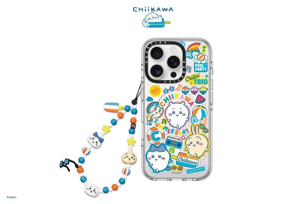 CASETiFY】「ちいかわ x CASETiFY」この夏、テックアクセも