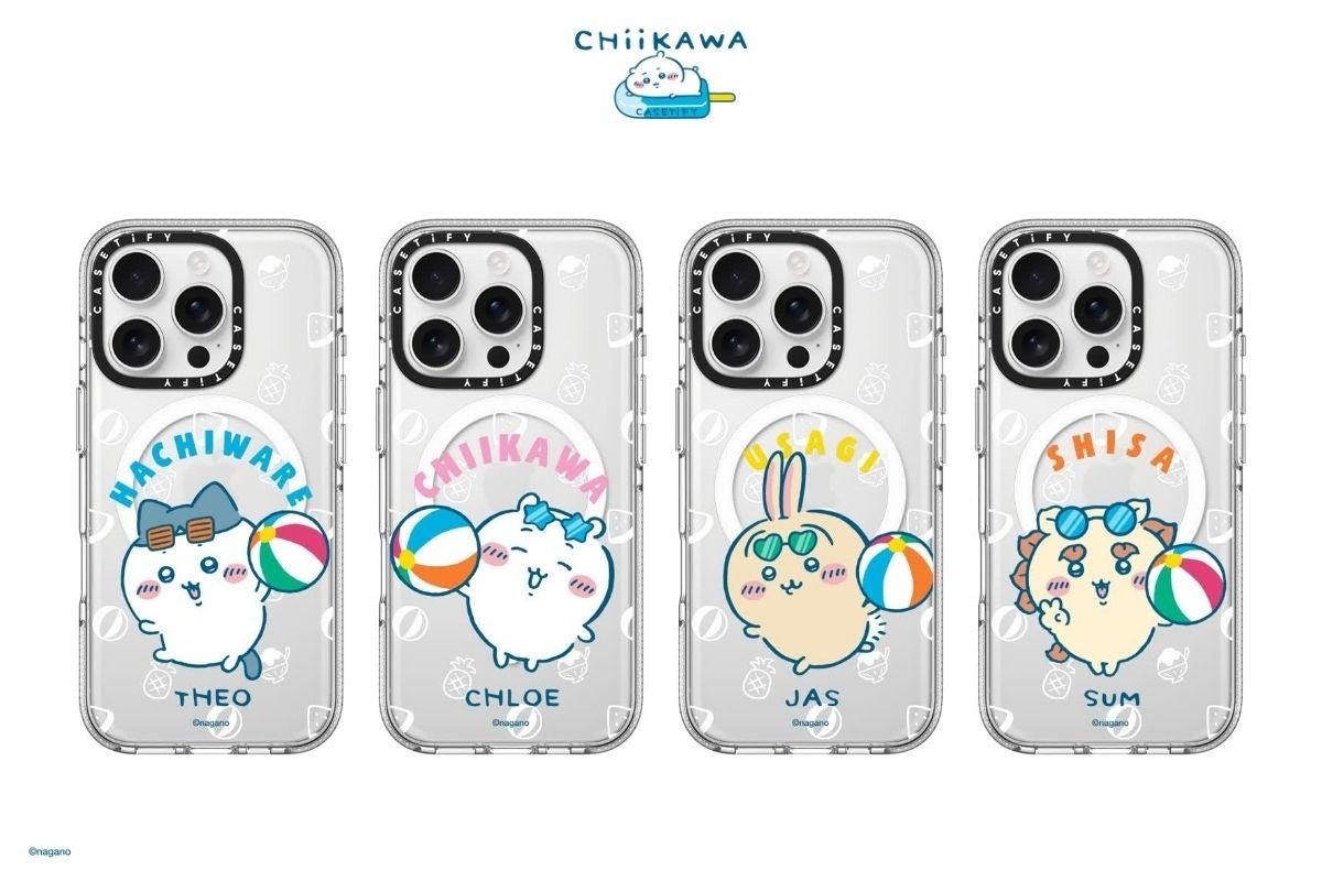 CASETiFY】「ちいかわ x CASETiFY」この夏、テックアクセも