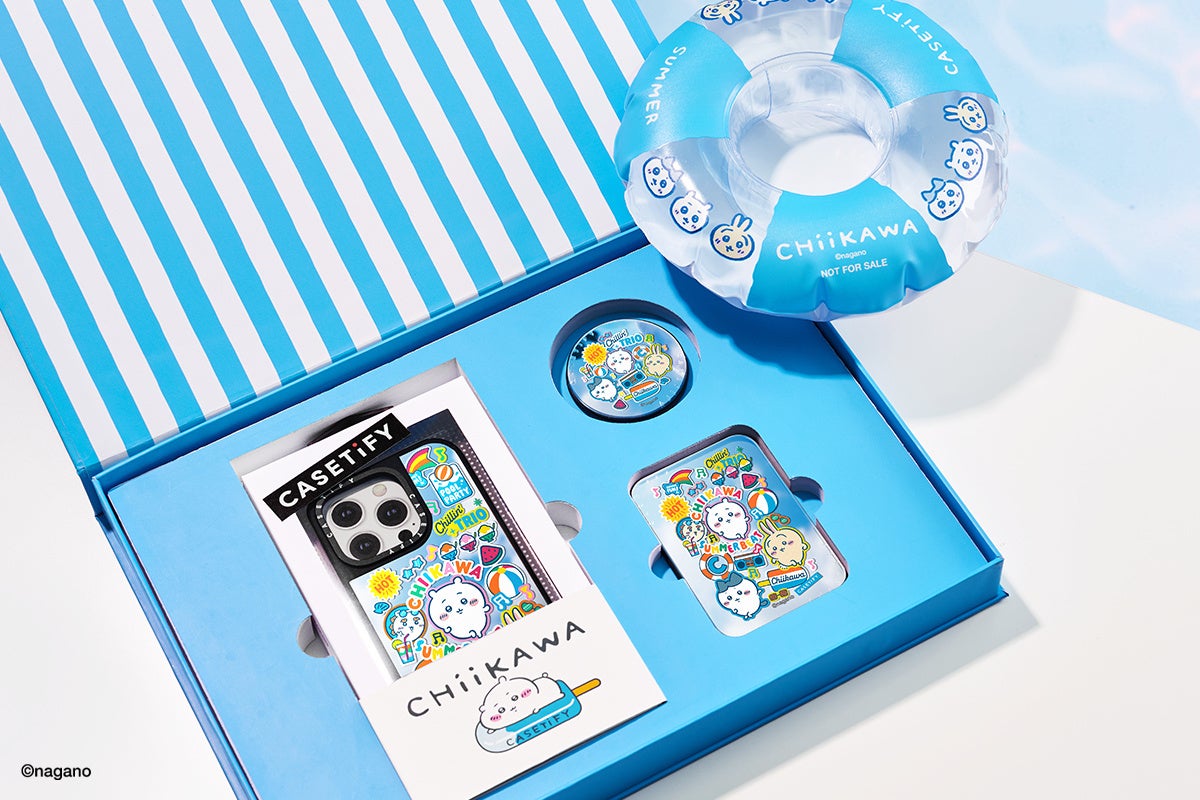 【日本限定モデル】ちいかわ Casetify Japan Exclusive CASETiFY】「ちいかわ x CASETiFY」この夏、テックアクセも