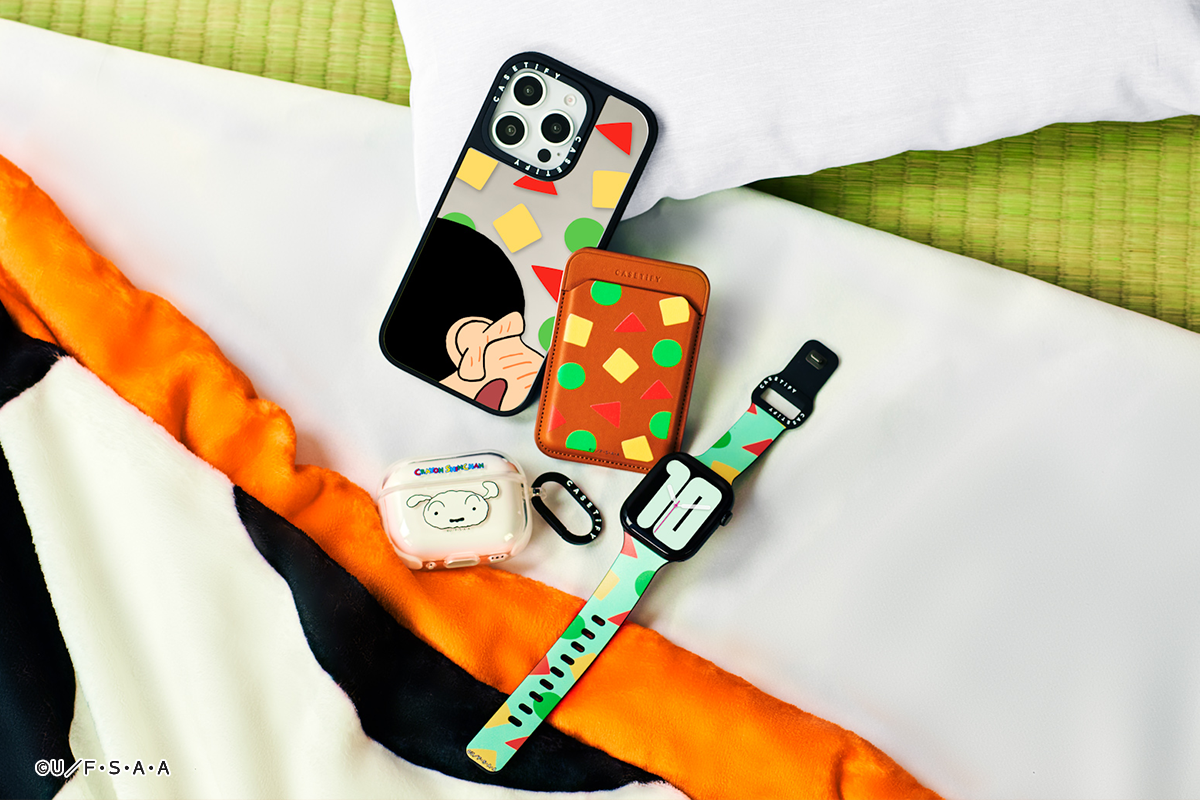 【限定ステッカー付】CASETIFY しんちゃん イヤホンケース casetify クレヨンしんちゃん イヤホンケース CASETiFYが