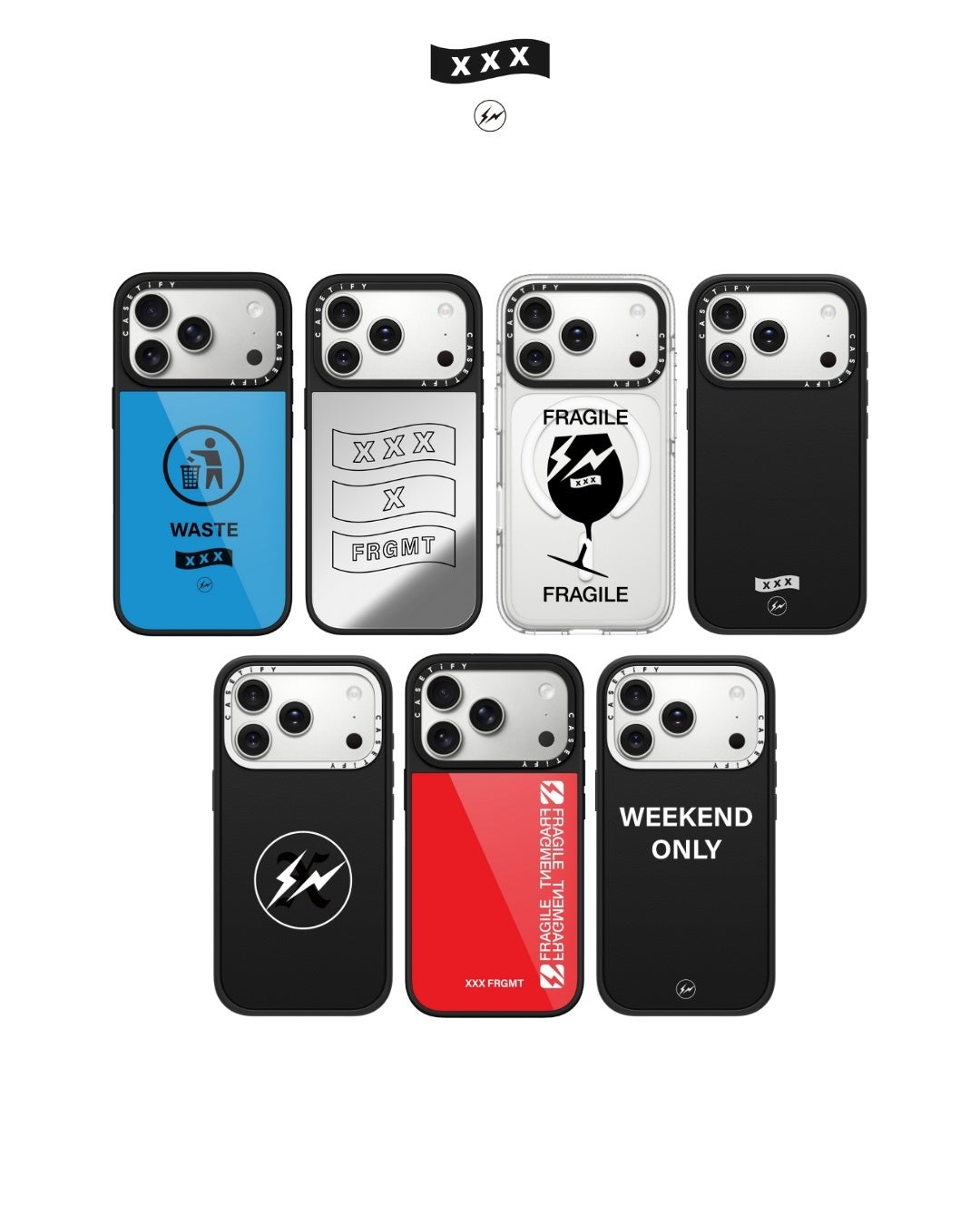 CASETiFY、「GOD SELECTION XXX」と「fragment」とのリバイバル