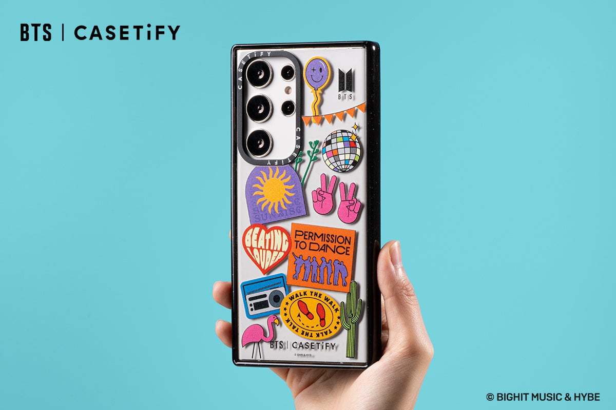 値下げ中！YouTubeでも人気bts✖︎casetify ブラックミラー CASETiFYとBTSのコラボ最新作！大ヒット曲「Permission to Dance