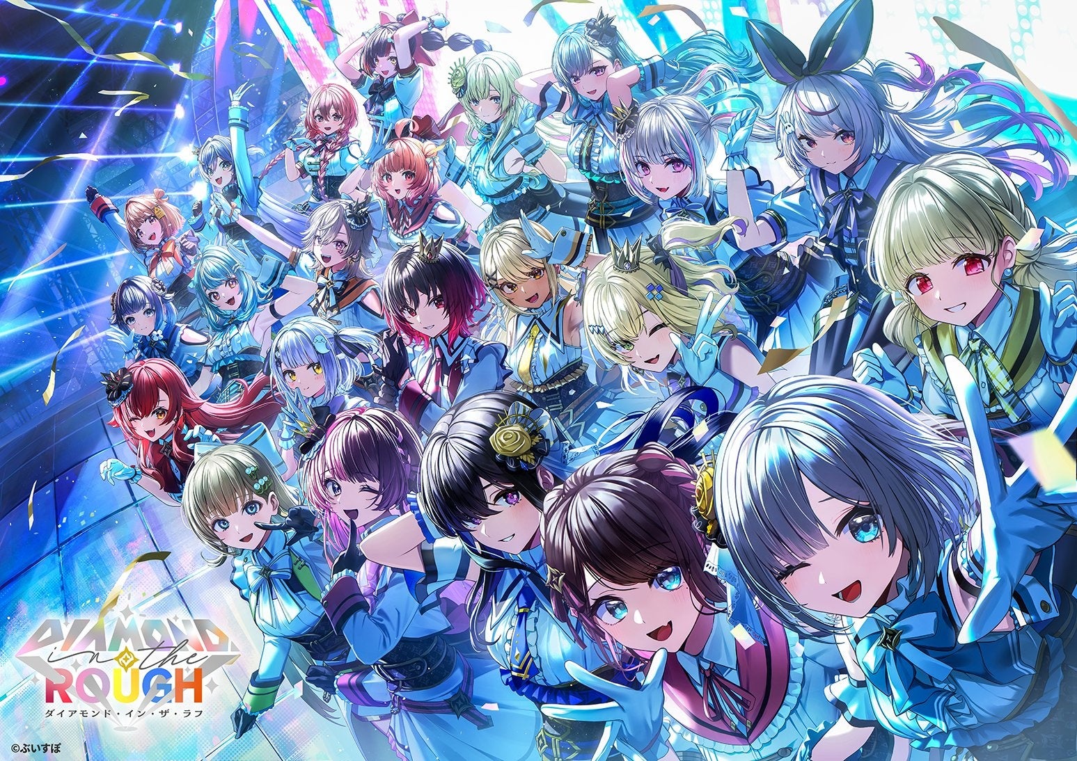 デスクを「ぶいすぽっ！」で彩るポスター賞　特大ホログラムポスター ぶいすぽっ！両国国技館でメンバー全員参加の2DAYSイベント