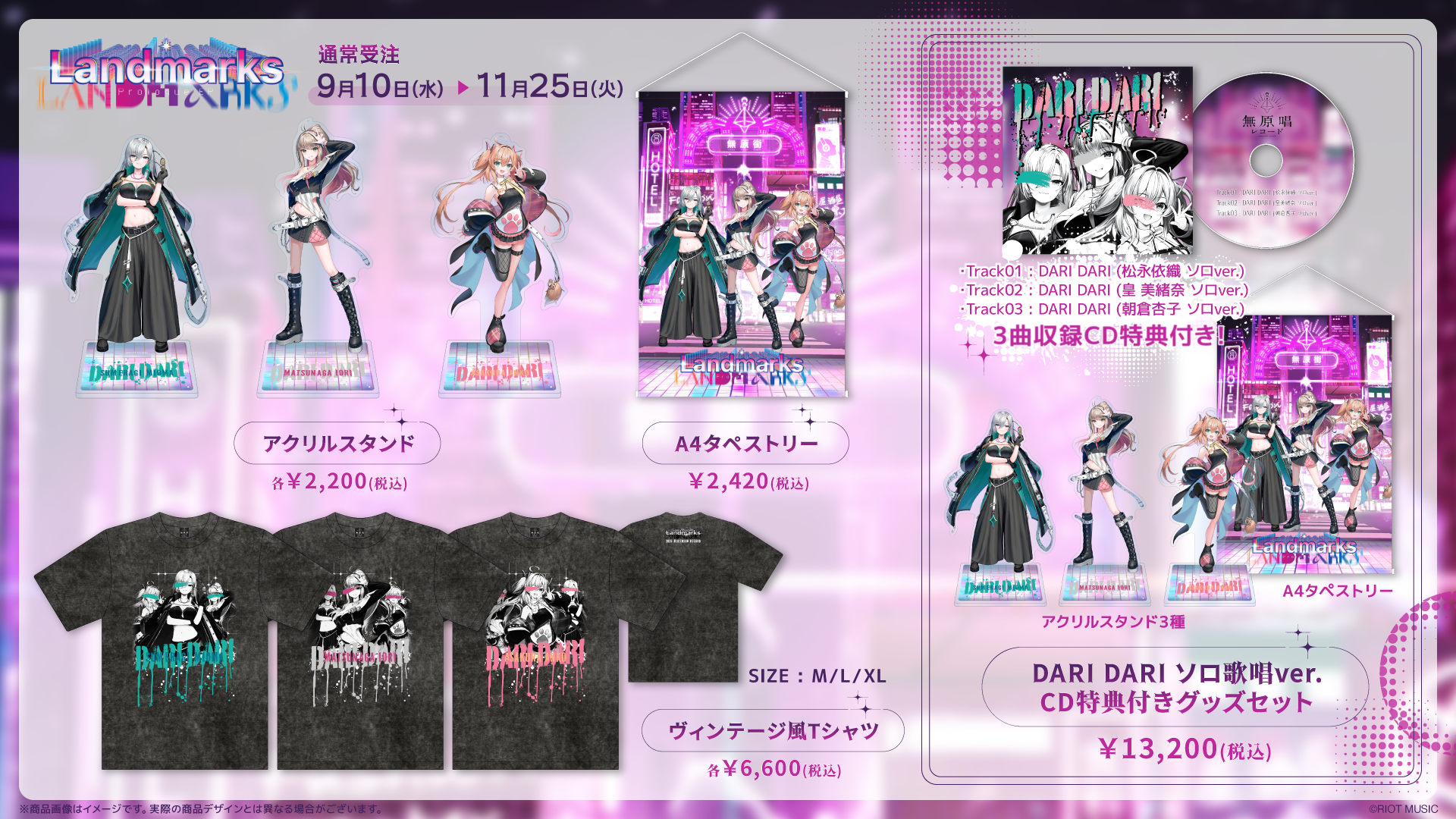 RIOT MUSIC、無原唱レコード Prologue EP『Landmarks』を発売 | 株式