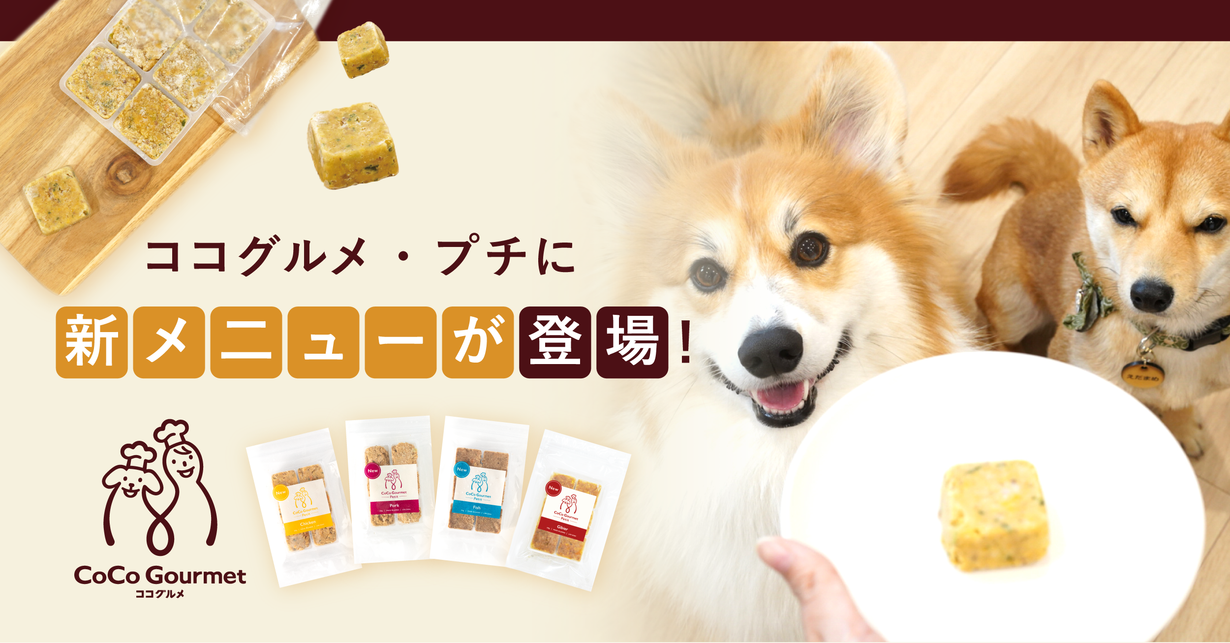 ココグルメ レトルト 常温 チキン 100g 22袋 国産 犬用