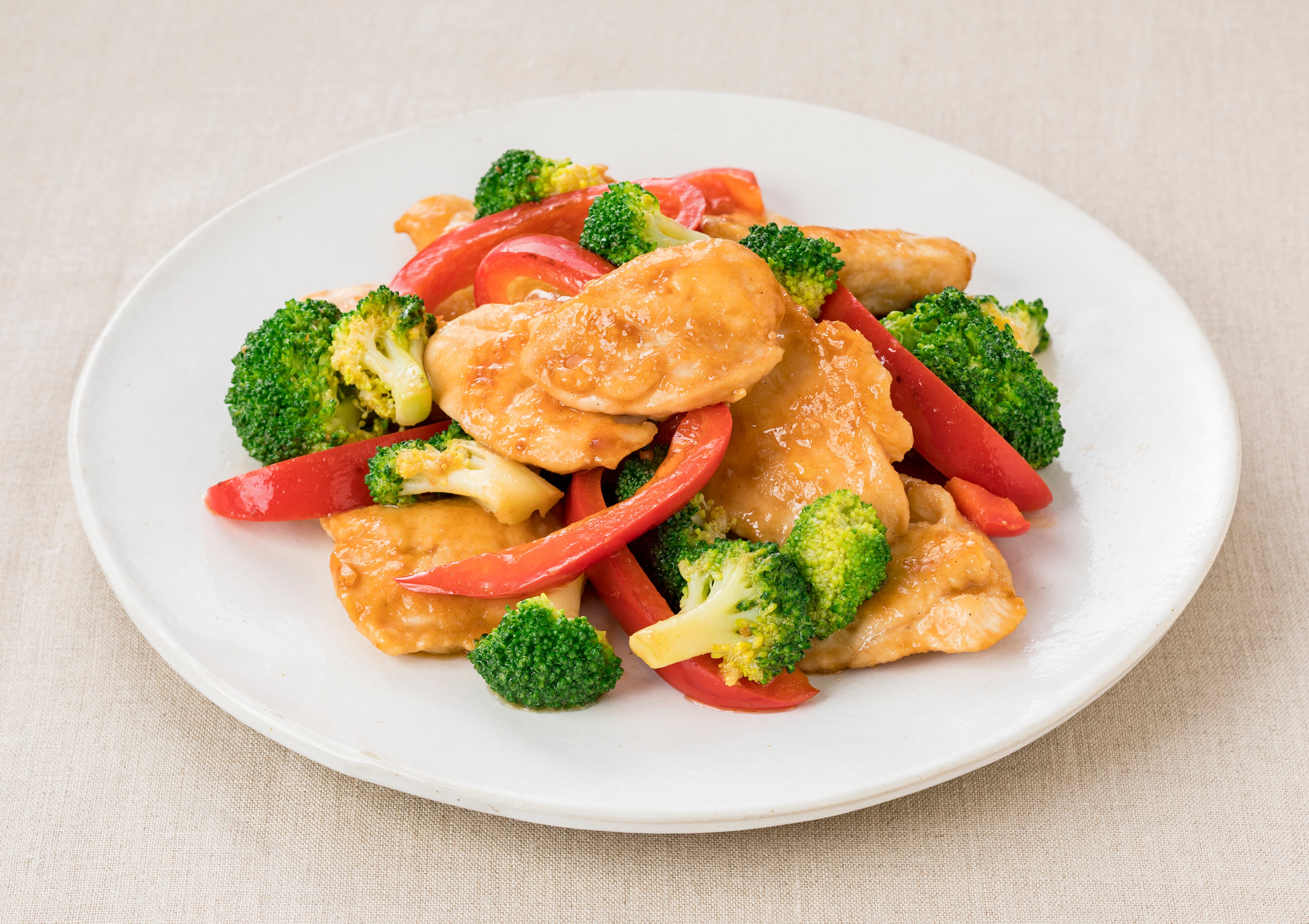 ブロッコリーと鶏むね肉のバター醤油炒め