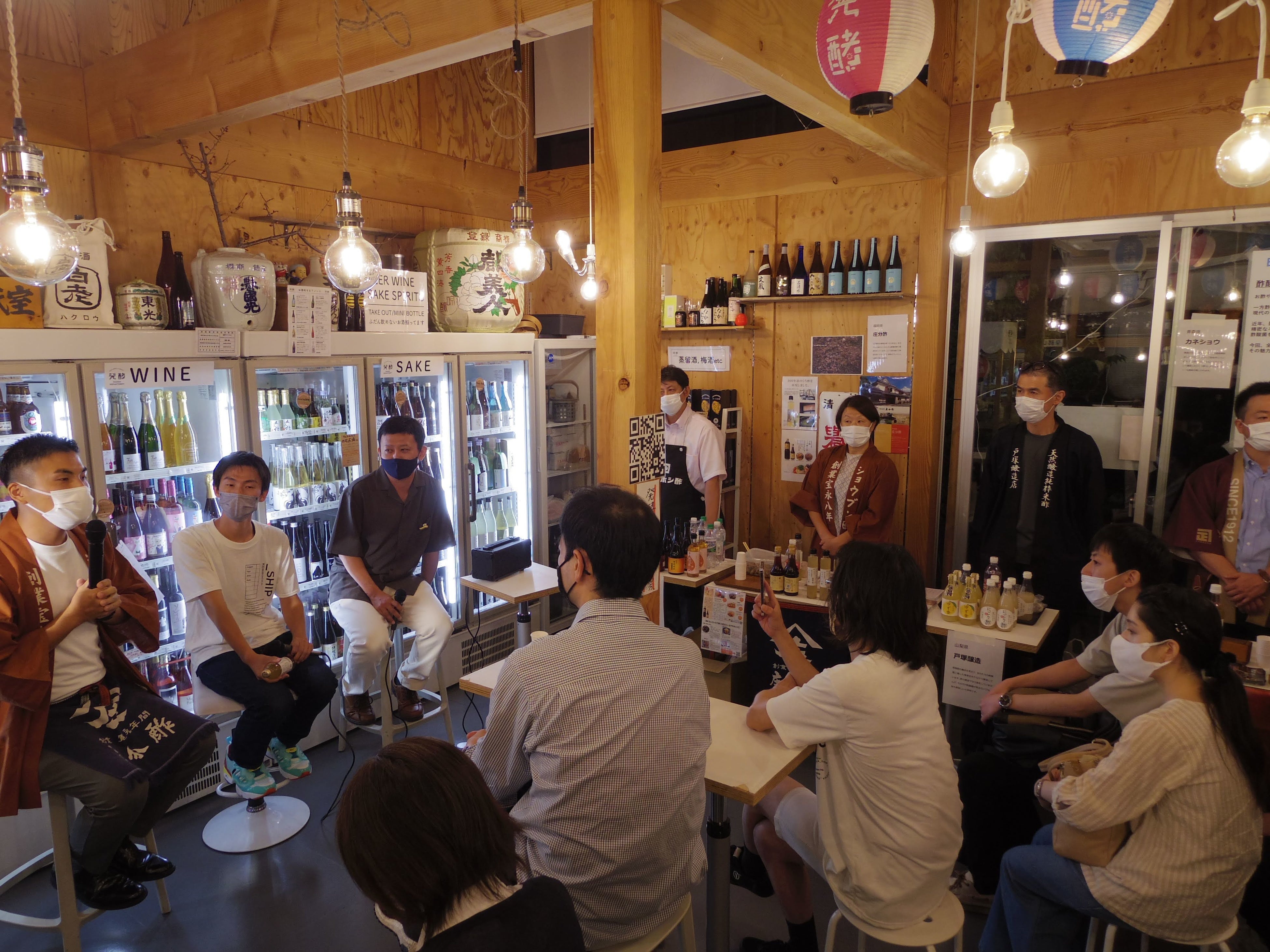 インスタライブ会場の様子