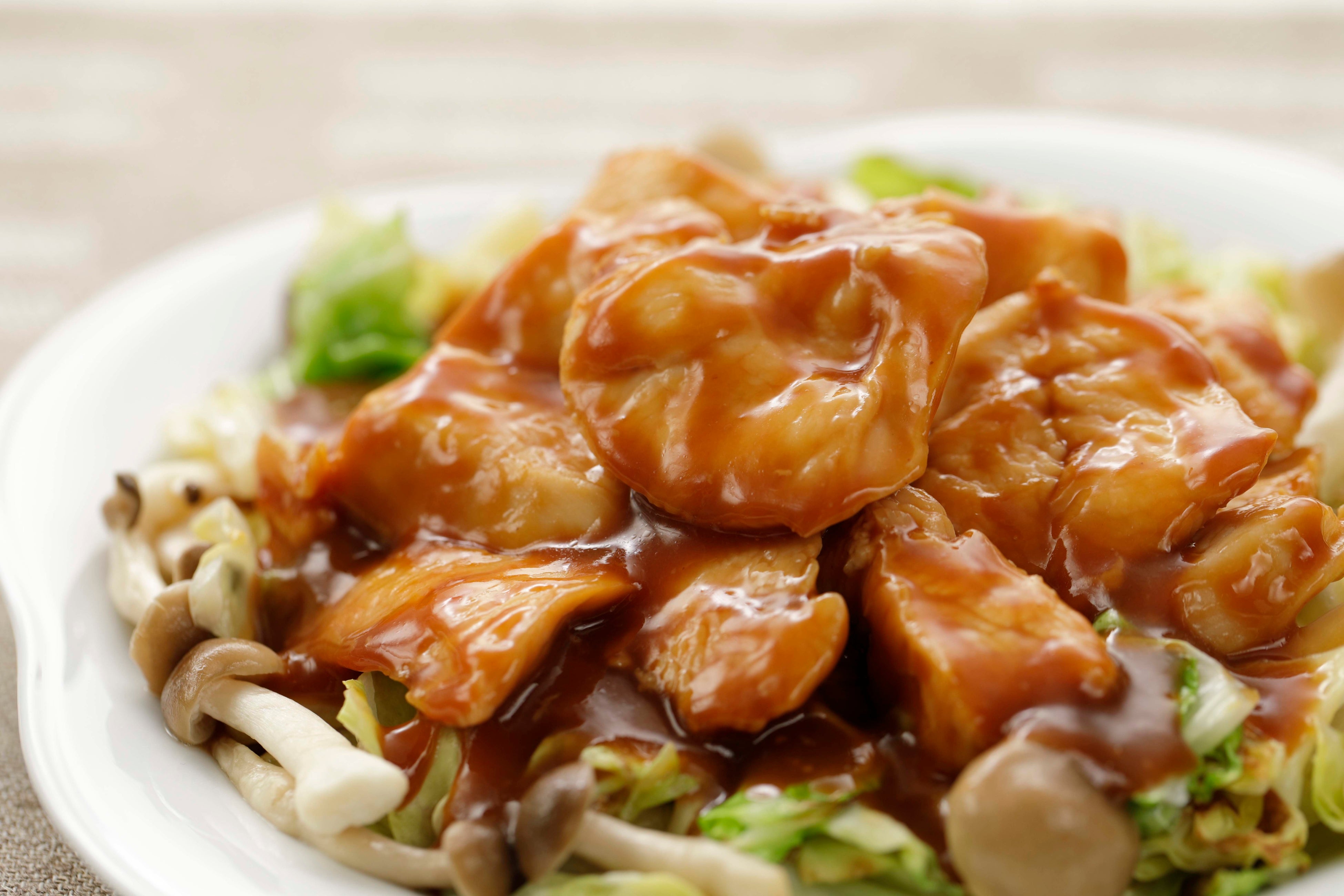 調理例：鶏むね肉の照り焼き～炭火焼き風～