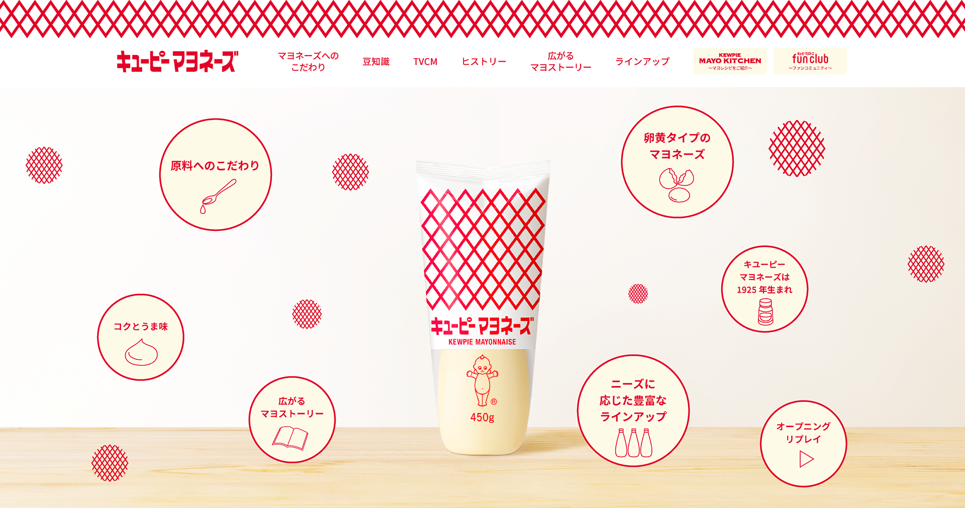 キユーピー マヨネーズ特設サイトを全面刷新。新コンテンツ「広がる