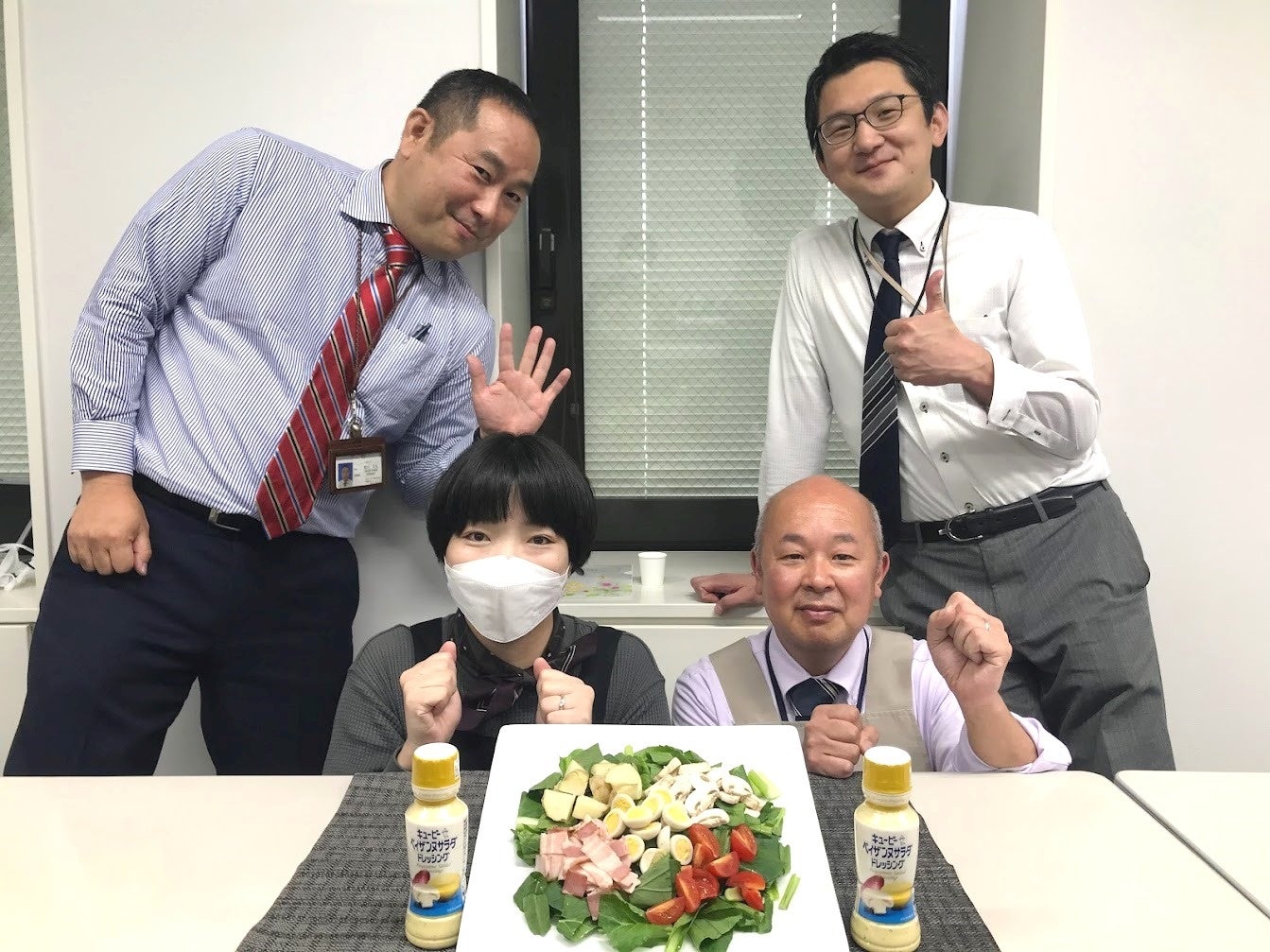 キユーピー株式会社 中四国支店　メニュー開発メンバー