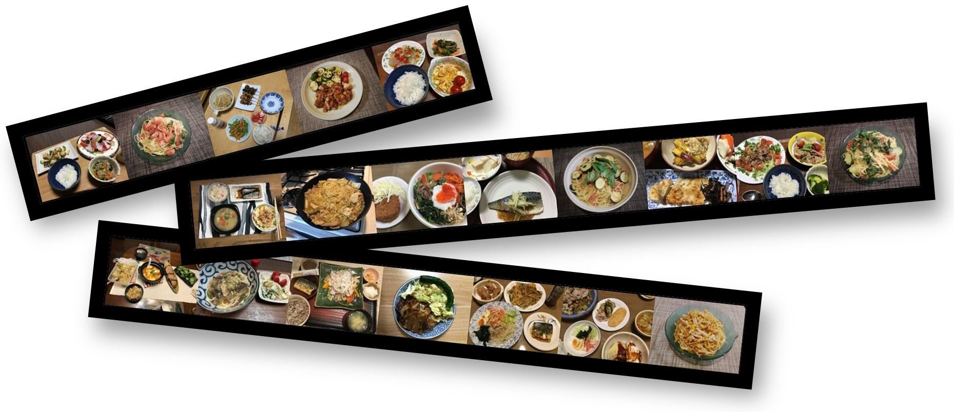 ドレテク・チャレンジ中の食事の記録（従業員が撮影）