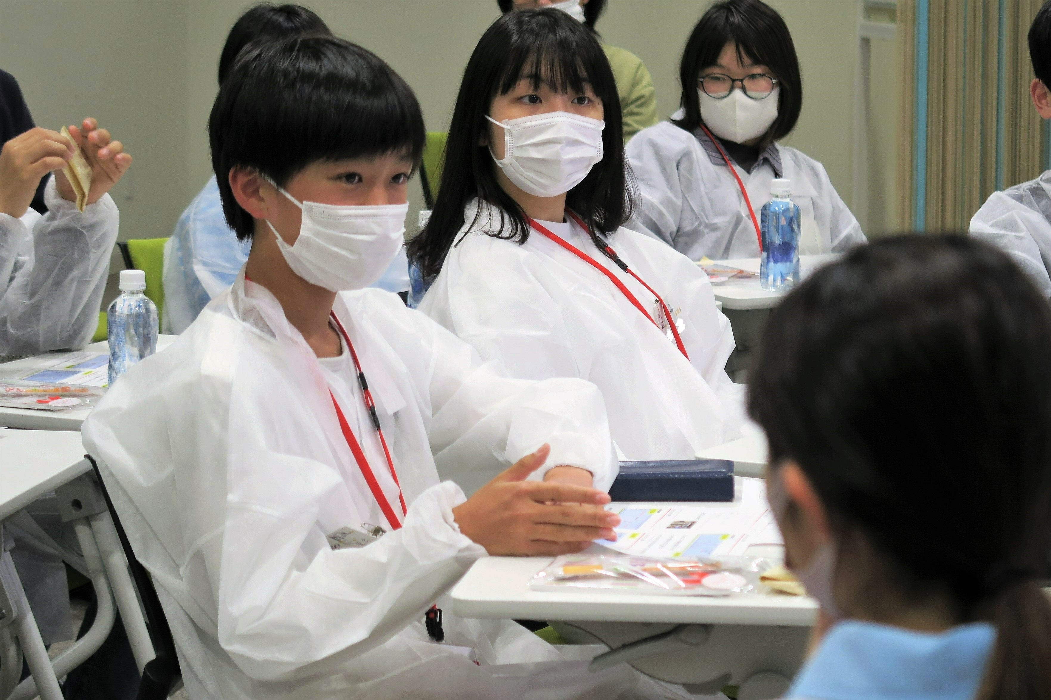 実験後の検証の様子