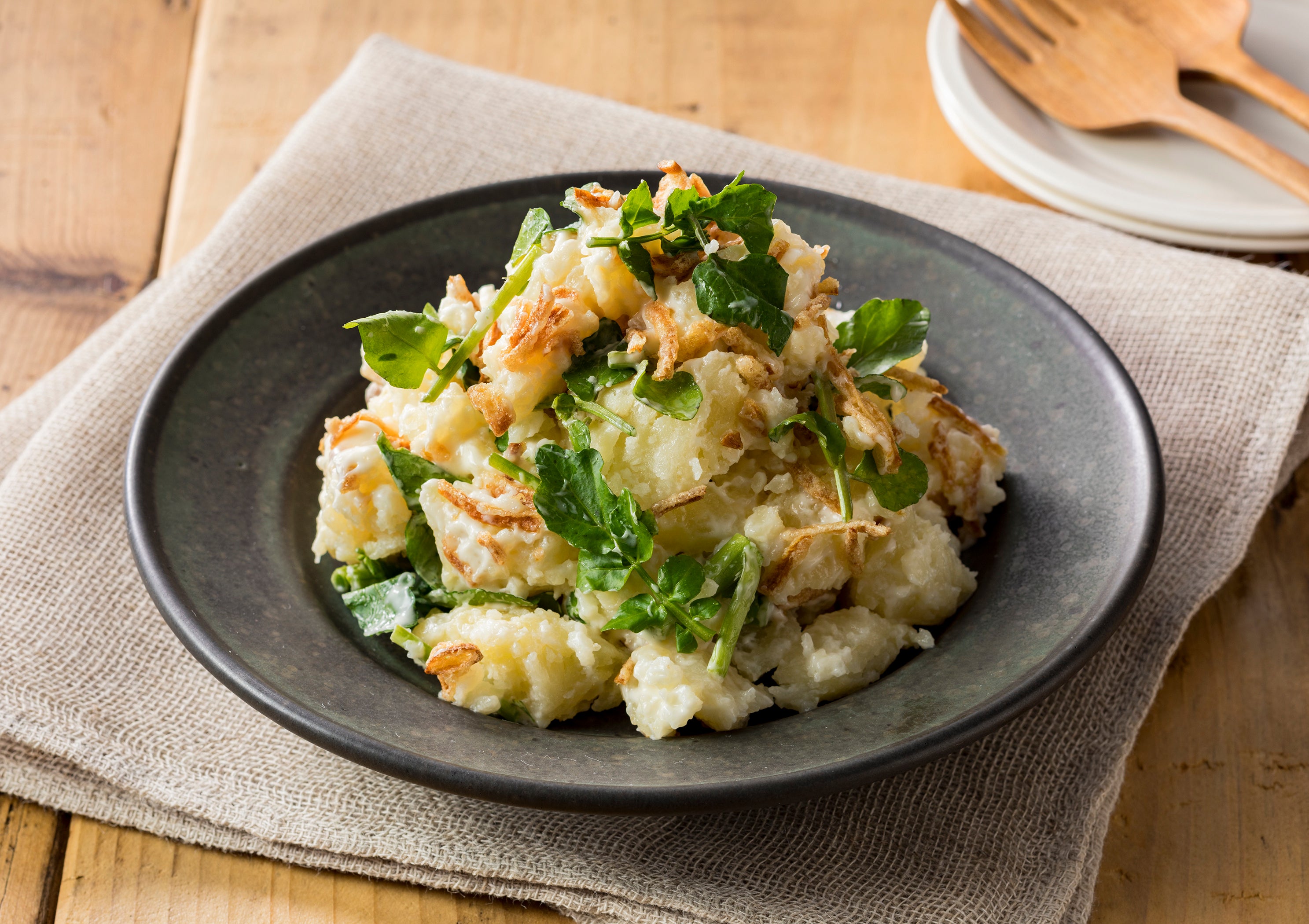 クレソンのポテトサラダ