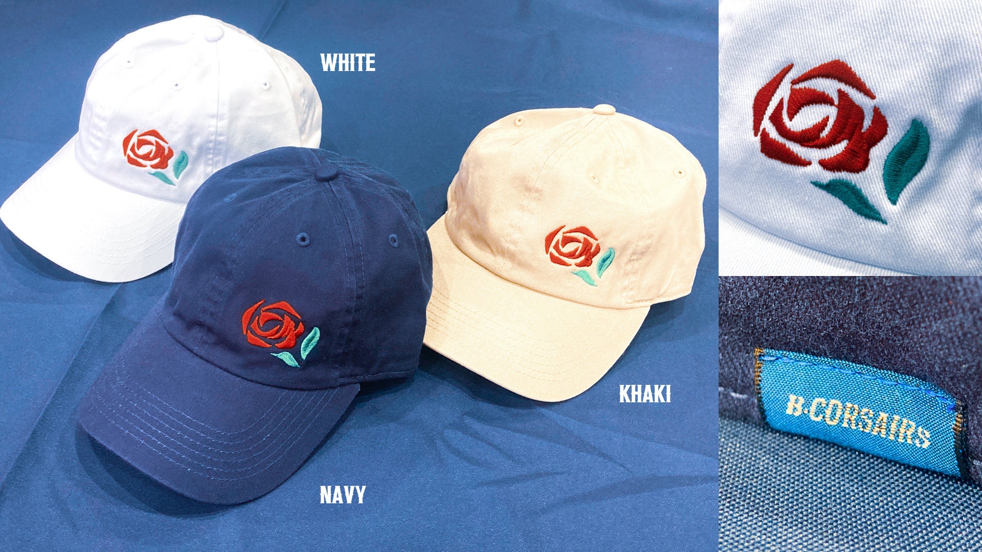 横浜ｆカレッジの学生がデザインしたオリジナルキャップ