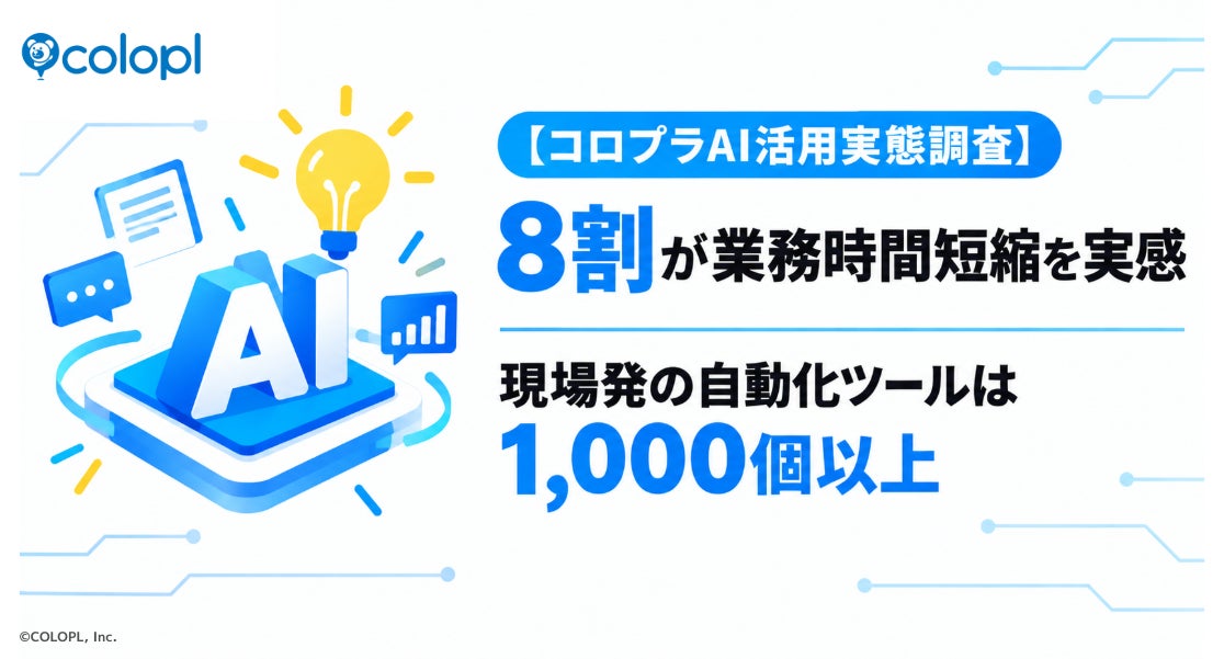 コロプラAI活用で業務時間8割短縮!現場発ツール1000個超えの衝撃 コロプラAI活用で業務時間8割短縮!現場発ツール1000個超えの衝撃