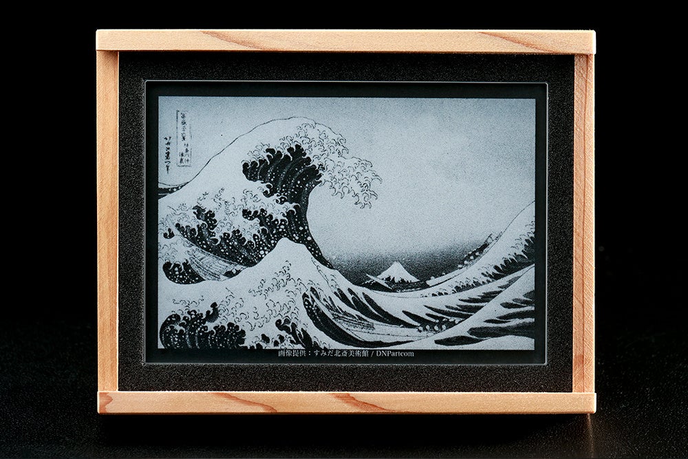 輸入雑貨　天然水晶石　葛飾北斎作　『千絵の海』　クリスタルアート 輸入雑貨 天然水晶石 葛飾北斎作 『千絵の海』 クリスタルアート