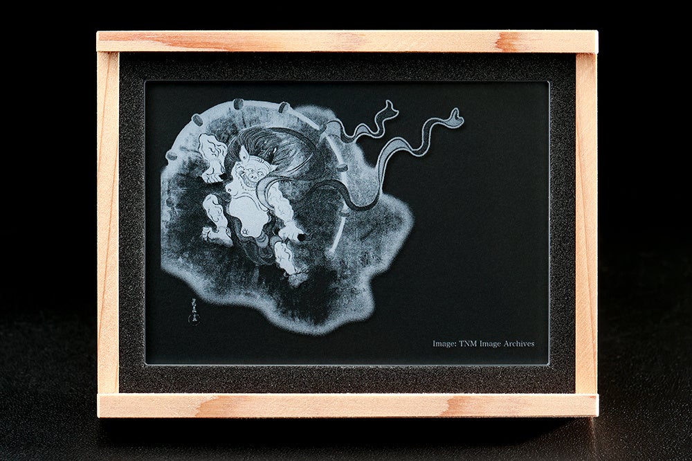 輸入雑貨　天然水晶石　葛飾北斎作　『千絵の海』　クリスタルアート 輸入雑貨 天然水晶石 葛飾北斎作 『千絵の海』 クリスタルアート