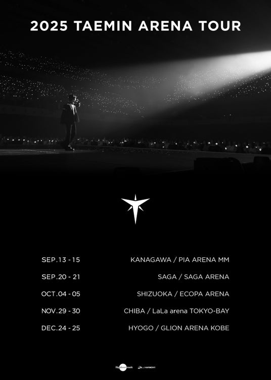 2025 TAEMIN ARENA TOUR 開催決定! 2025 TAEMIN ARENA TOUR 開催決定!