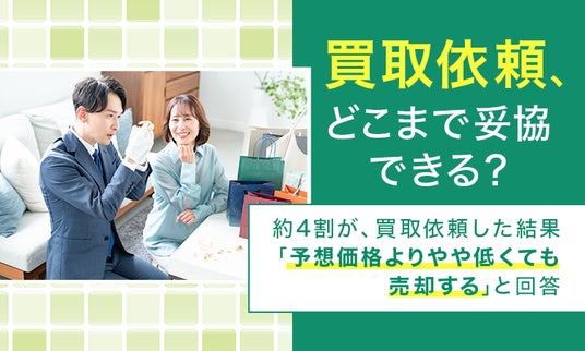 買取依頼、どこまで妥協できる？】約4割が、買取依頼した結果「予想