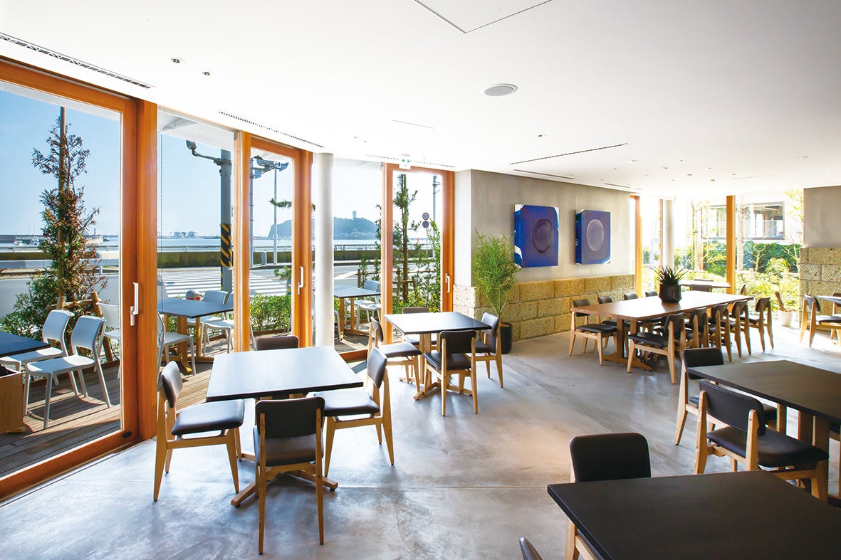 「鎌倉 松原庵 青」店内