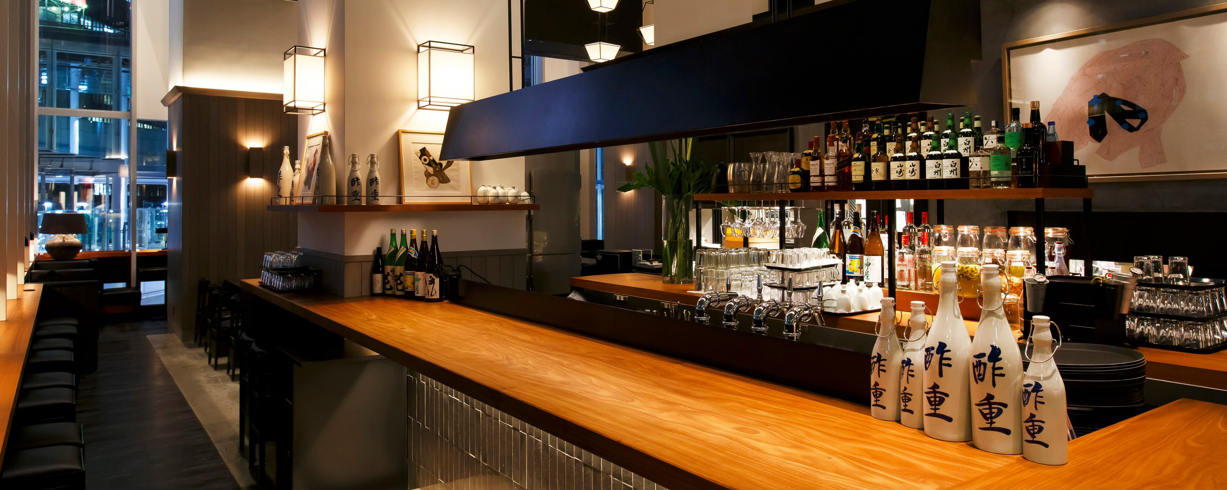 酢重 Indigo 店内