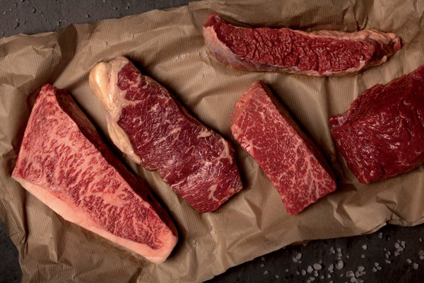 産地より直送される 厳選された牛肉