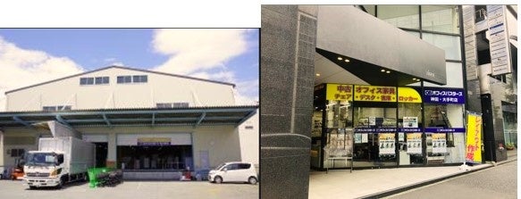 左；本年7月にオープンした東大阪店　　右：神田大手町店