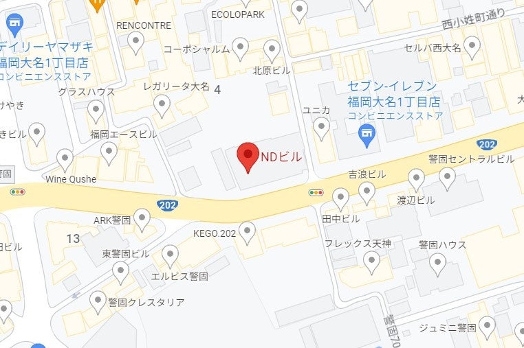 西鉄バス「警護一丁目」より徒歩2分の立地