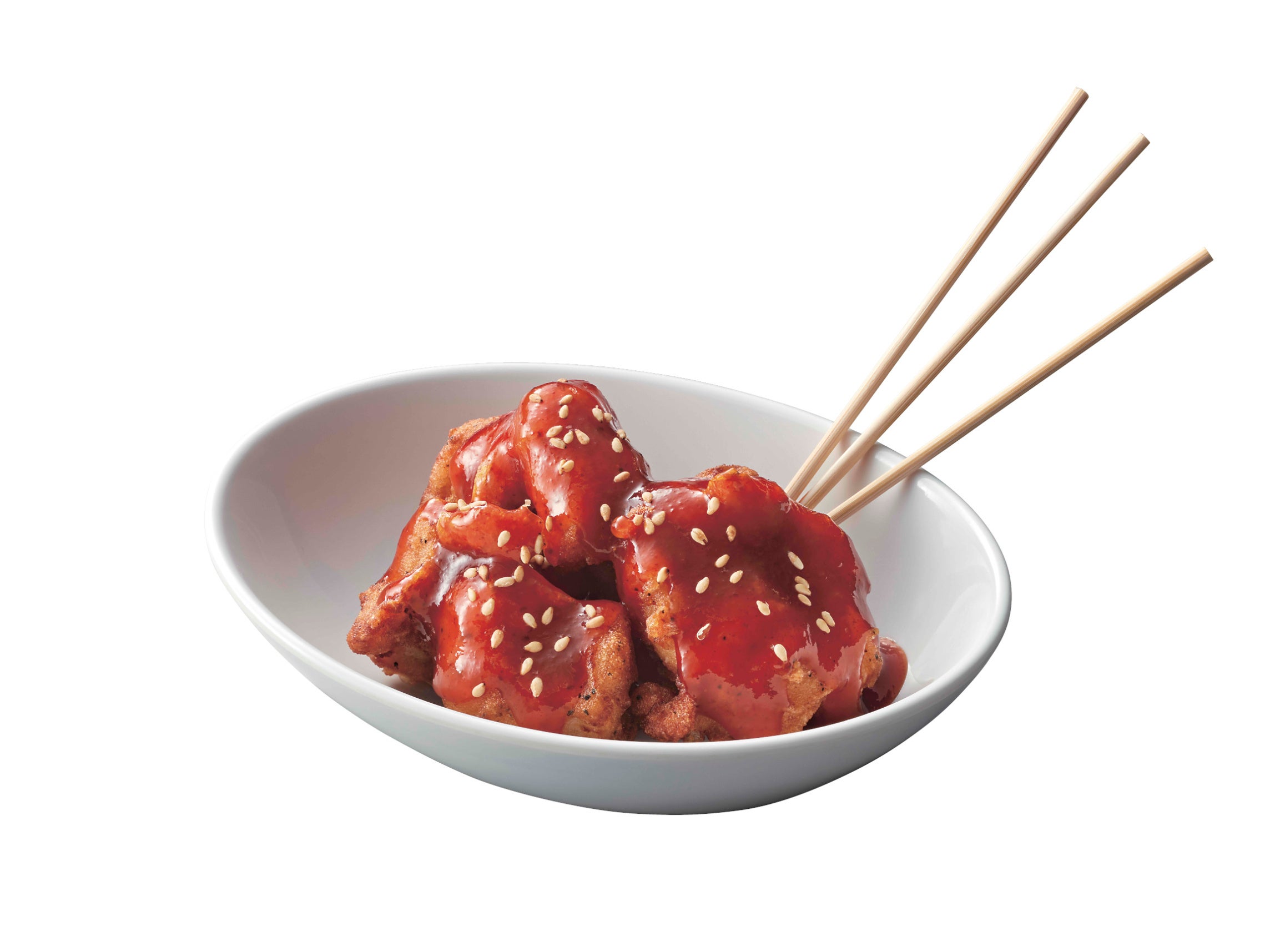 濃厚甘辛ソースのヤンニョムチキン 390円(税込429円)