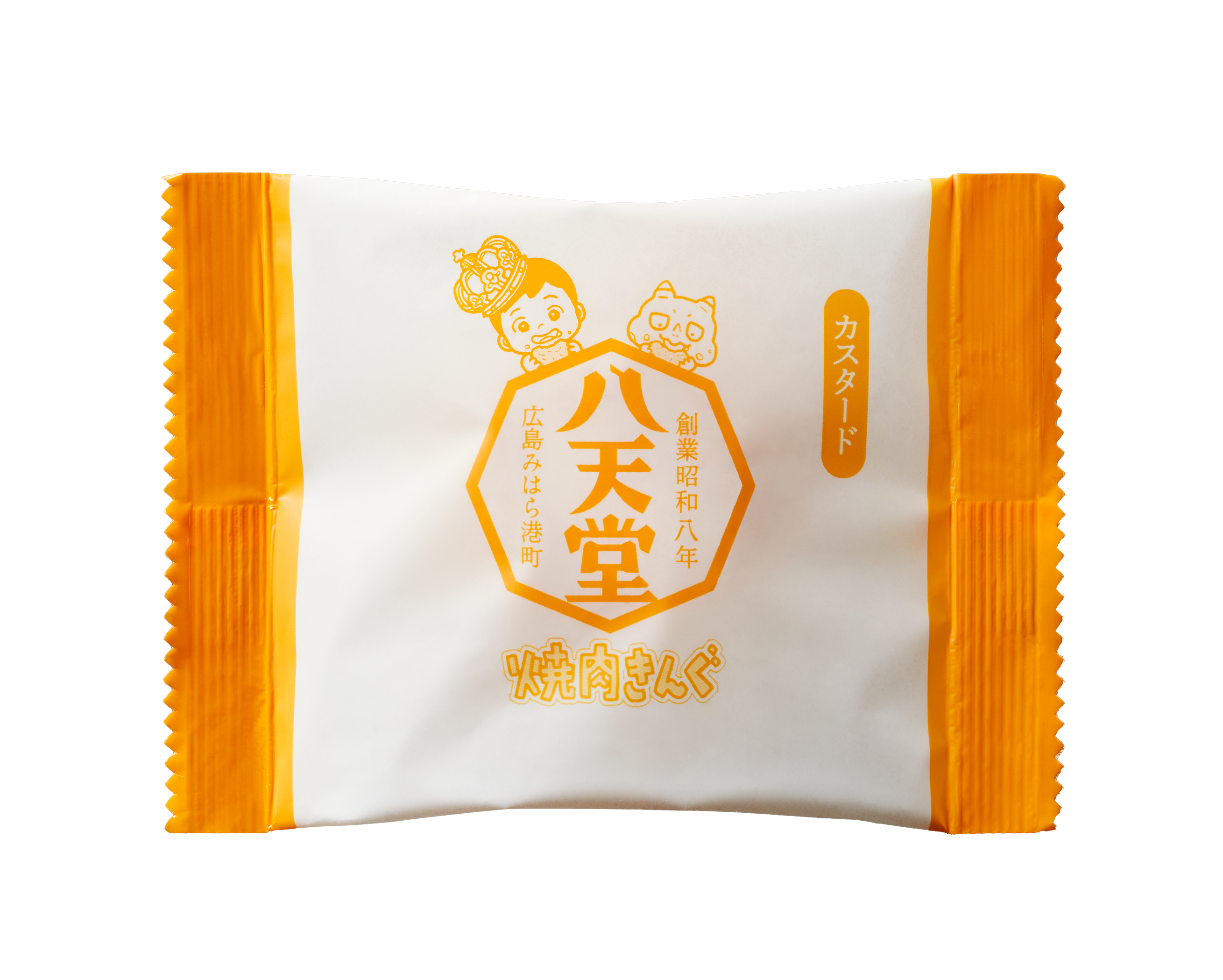 「焼肉きんぐ オリジナルミニくりーむパン」(カスタード)