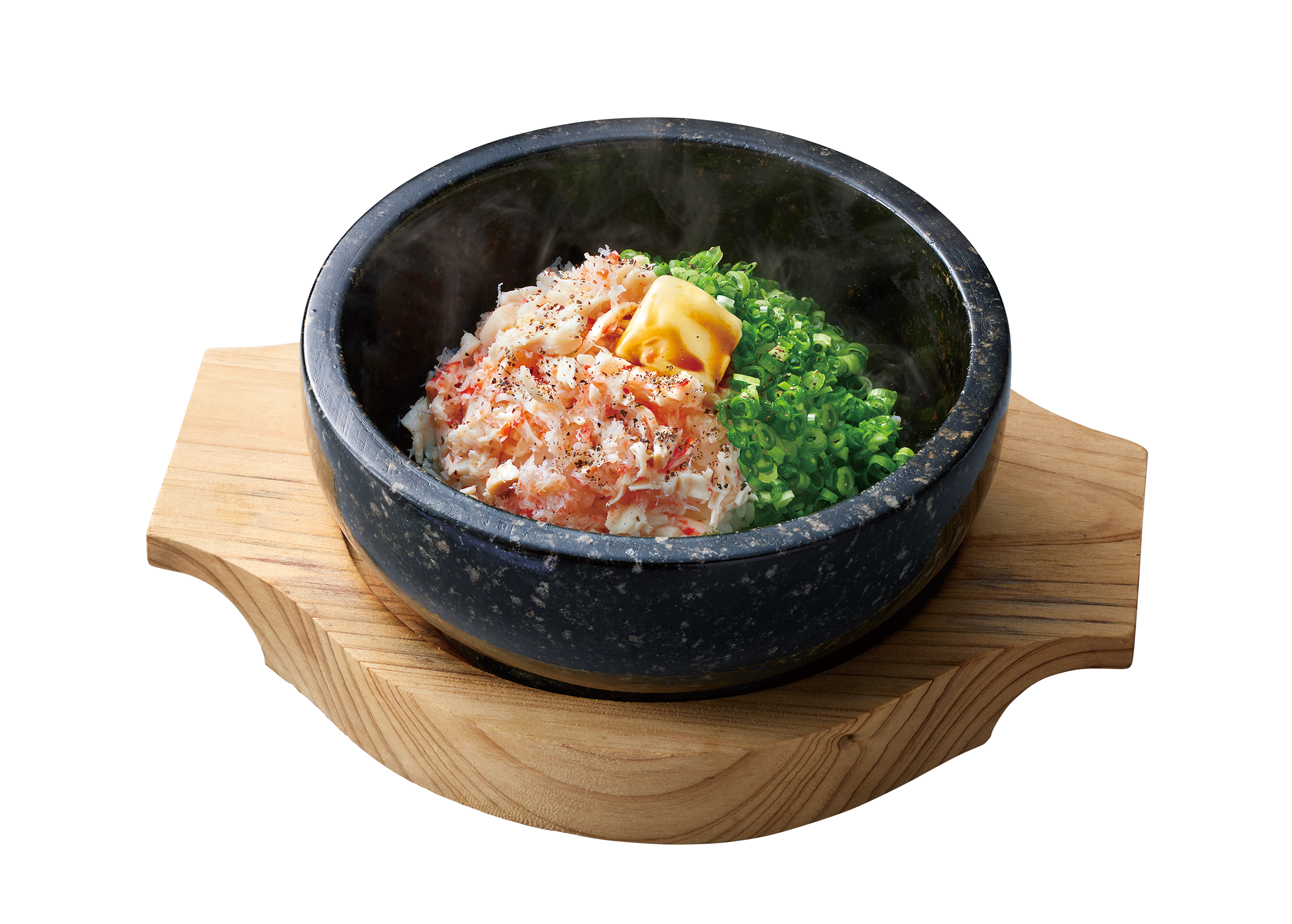 紅ずわいたっぷり　石焼かに飯