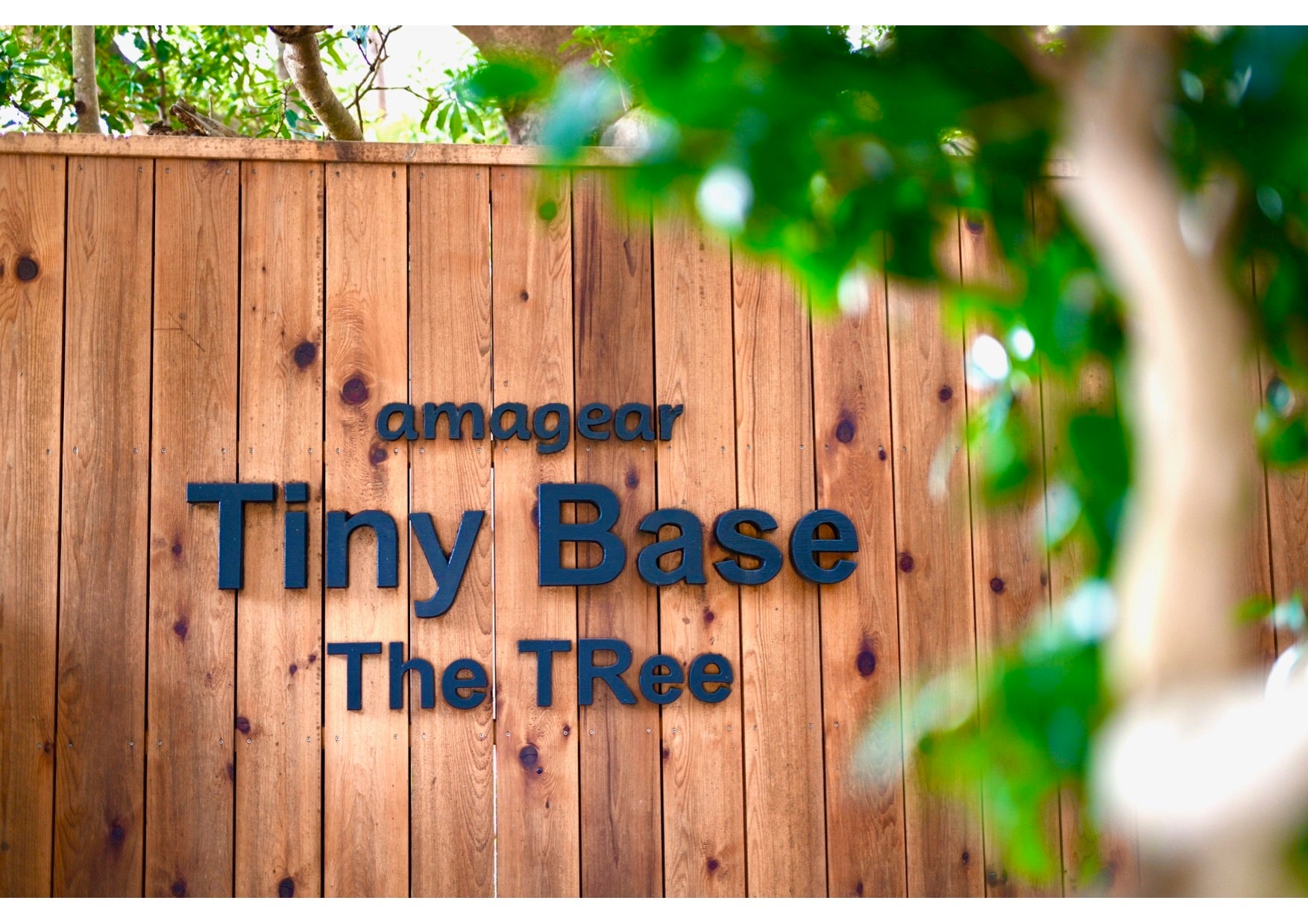 Tiny Base The TRee エントランス