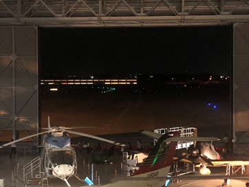 大扉一部開放の様子