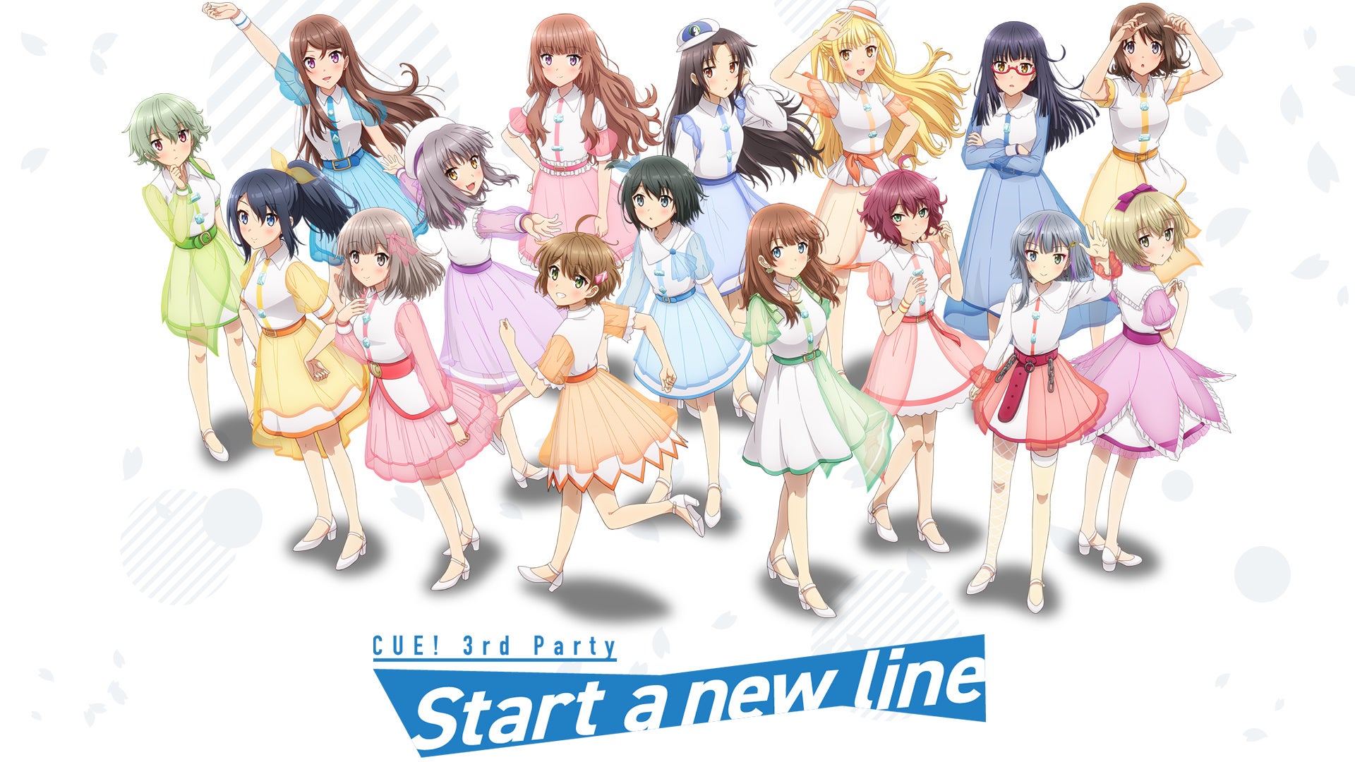次世代声優育成ゲーム Cue キュー Tvアニメ Cue Cue 3rd Party Start A New Line イベントビジュアル公開 株式会社リベル エンタテインメントのプレスリリース 次世代声優育成ゲーム Cue キュー Tvアニメ Cue Cue 3rd Party Start A New Line イベントビジュアル公開 株式会社リベル エンタテインメントのプレスリリース